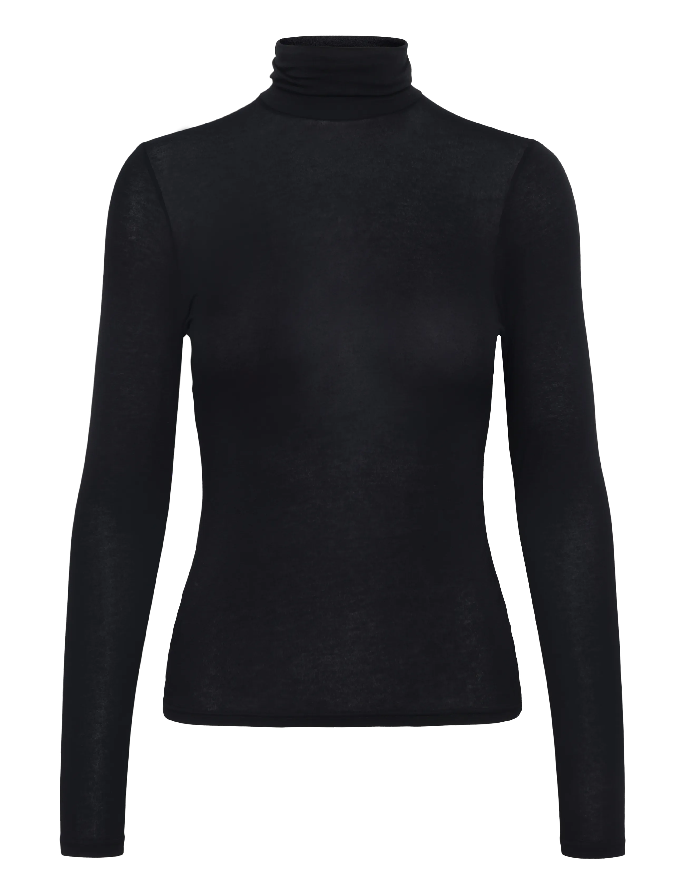 Oroblu Oroblu Perfect Line Cashmere Turtle - Knitwear - BLACK / black