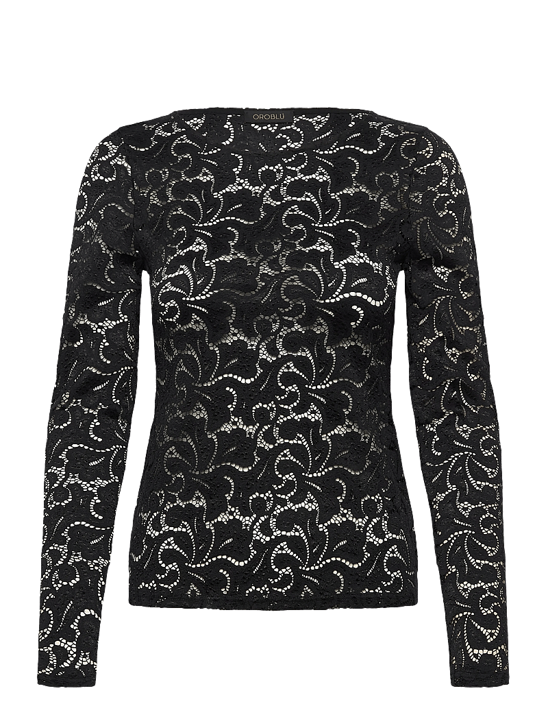 Oroblu - Oroblu Perfect Line glamour lace ca - langärmlige blusen - black - 1