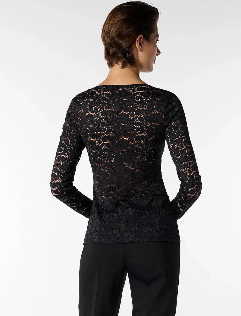 Oroblu - Oroblu Perfect Line glamour lace ca - langärmlige blusen - black - 3