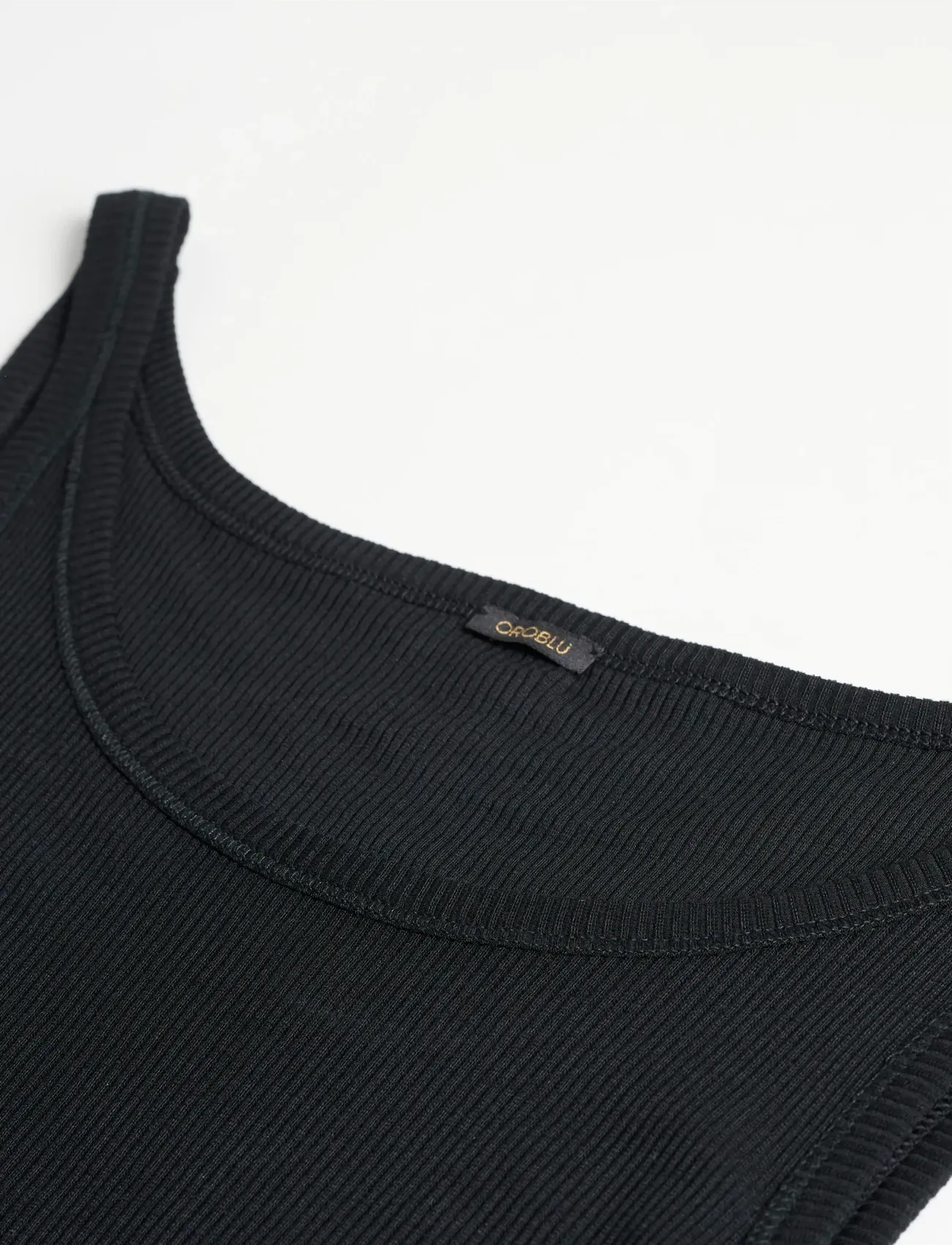 Oroblu - Oroblu Perfect Line rib dress/overt - strickkleider - black - 5