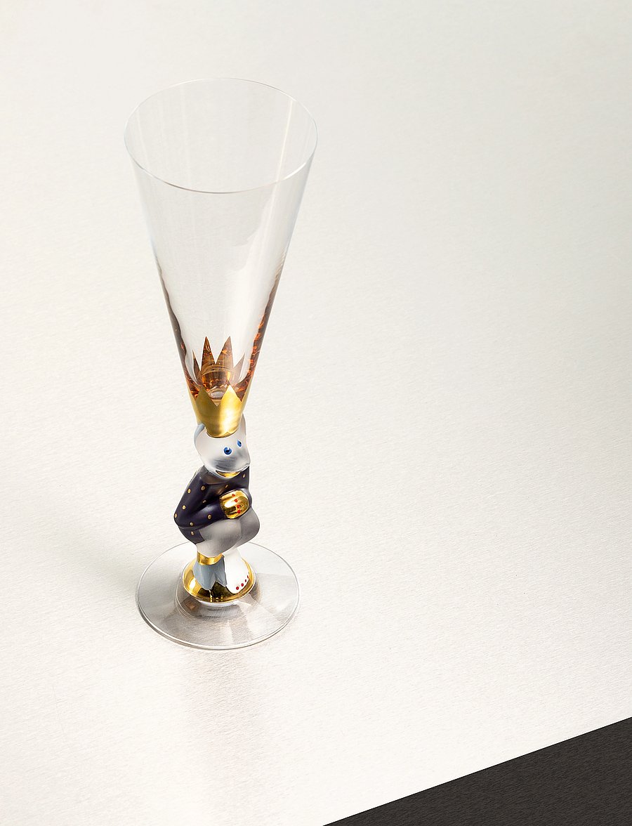 Orrefors - The sparkling devil champagne glass - Šampanjaklaasid - red - 0