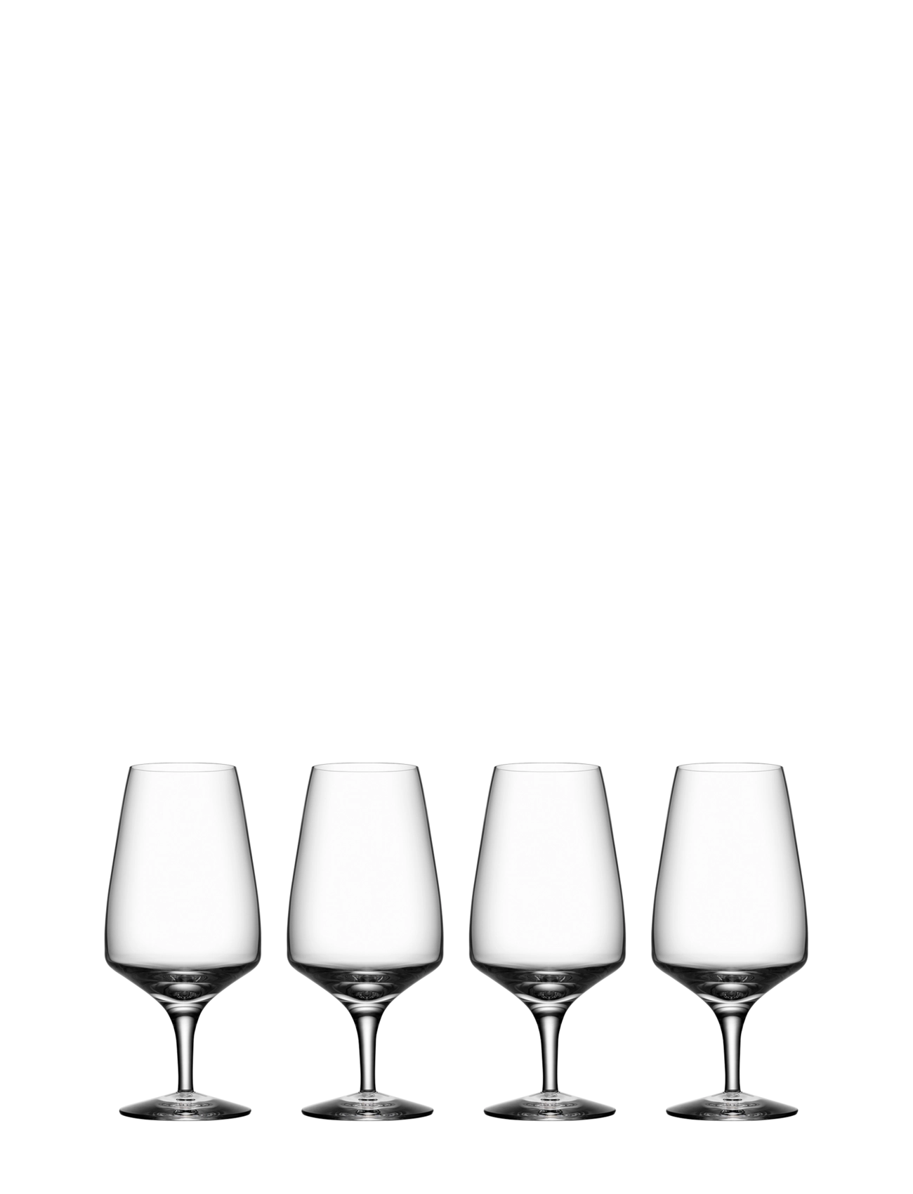 Orrefors Pulse Ølglas 55Cl 4-Pak, 55 CL, Glass, Nackt - Beer Homeware
