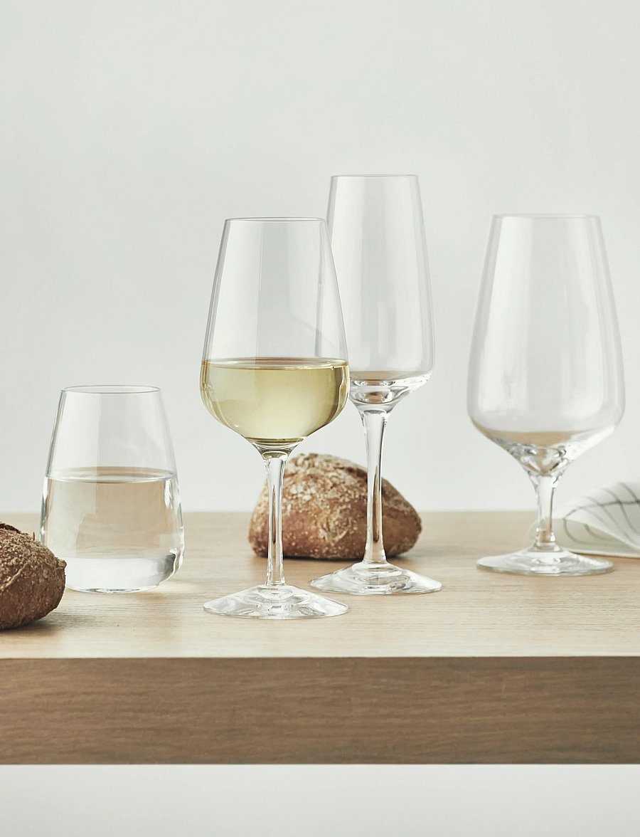 Orrefors - Pulse vinglas 38cl 2-pack - weißweingläser - clear - 1