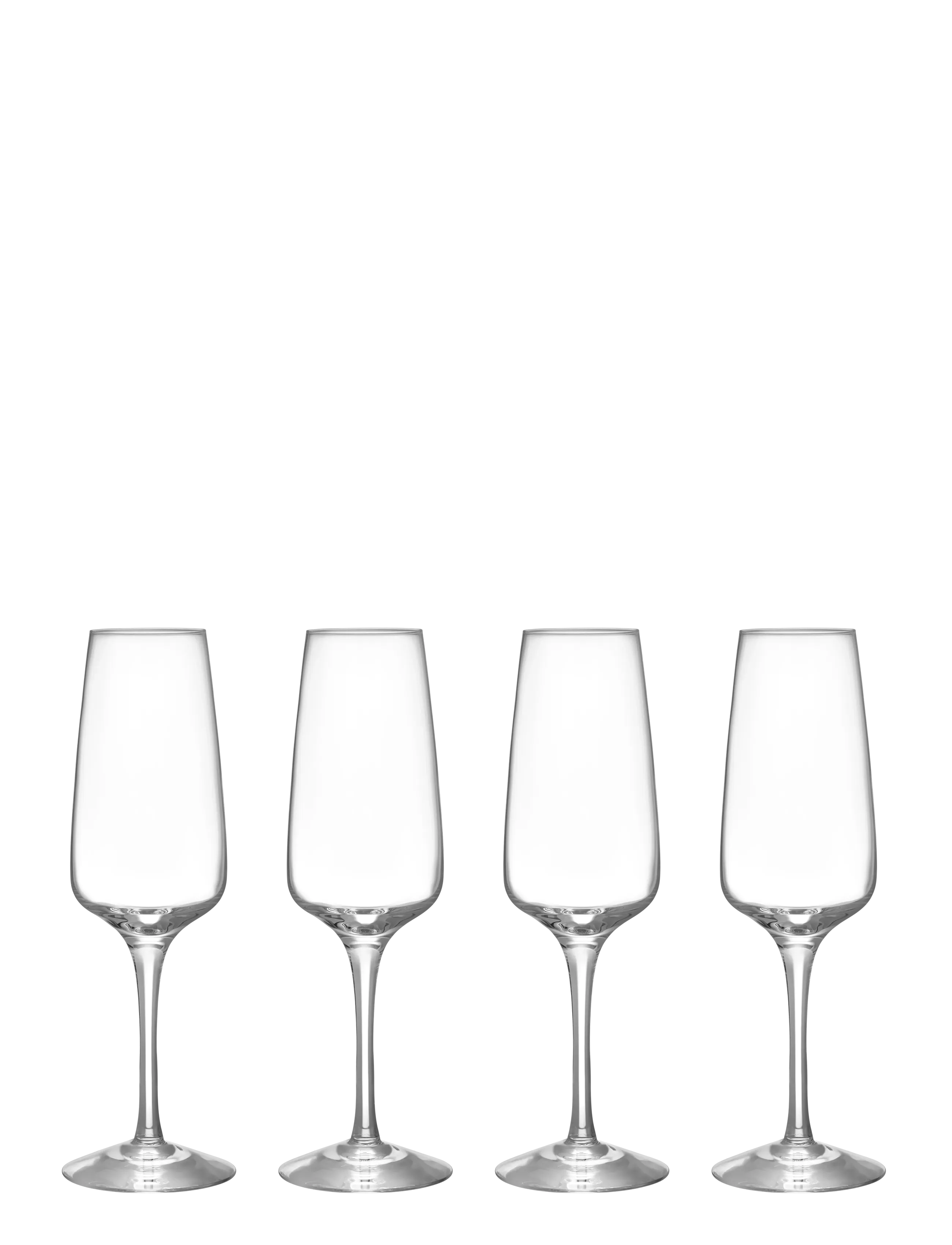 Orrefors - Pulse champagne glass 28cl 4-pack - clear - 2