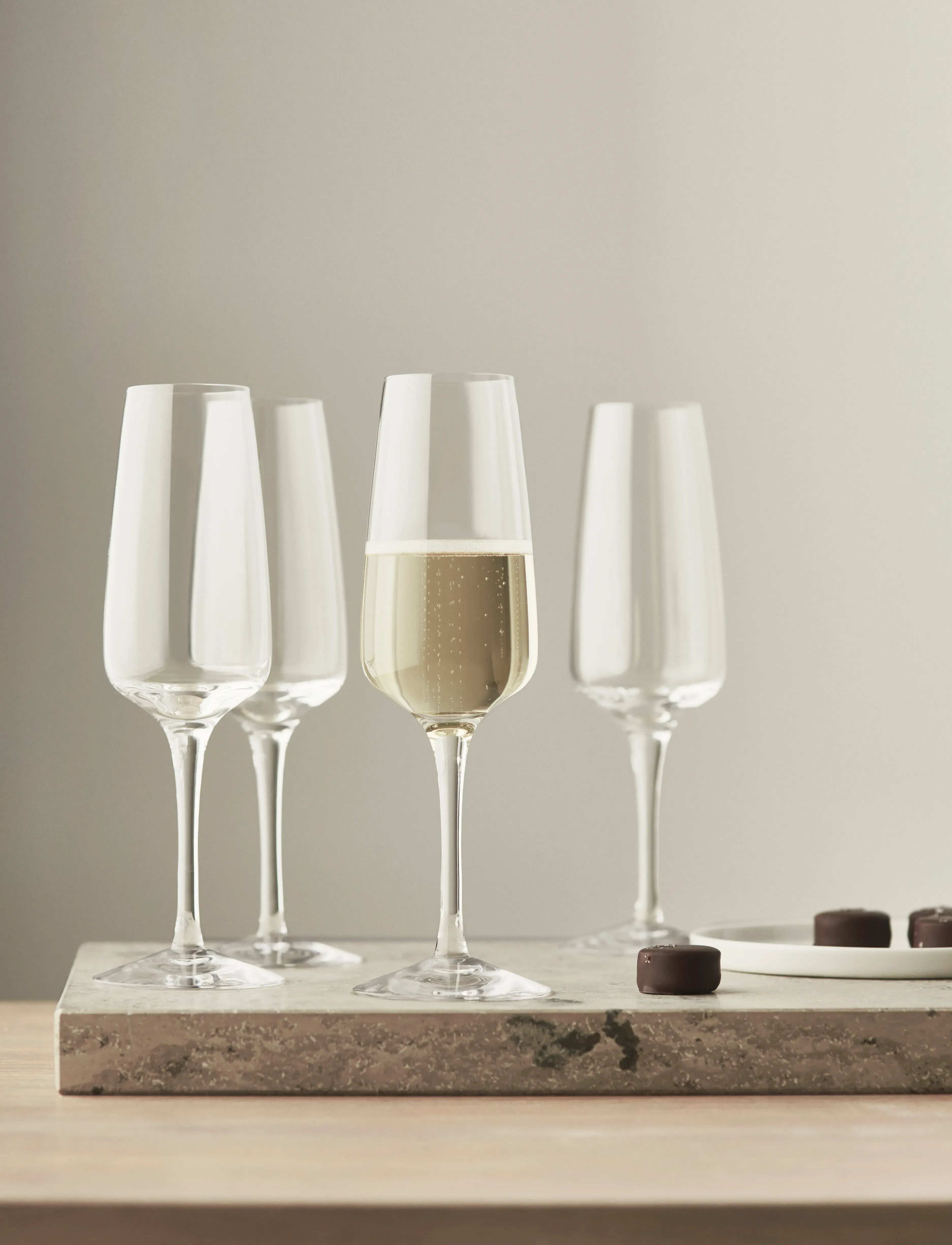 Orrefors Pulse Champagneglas 28 Cl, 2-Pak, CL, Glass, Nackt - Champagne Homeware