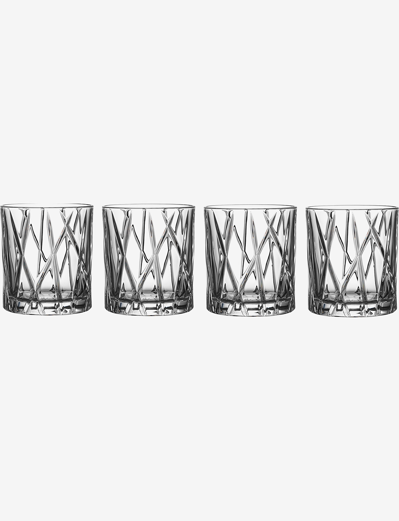 Orrefors - CITY OF 4-PACK 25 CL - kieliszki do whisky i koniaku - clear - 0