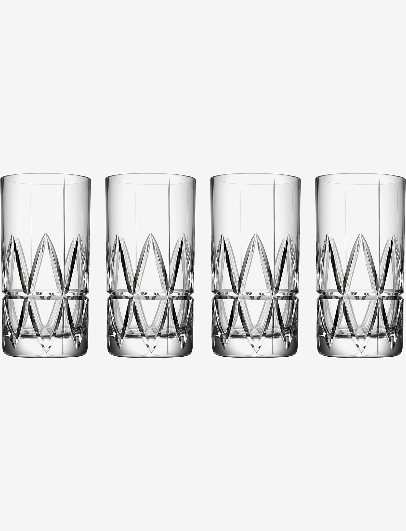 Orrefors - PEAK HIGHBALL 37 CL 4-PACK - clear - 0