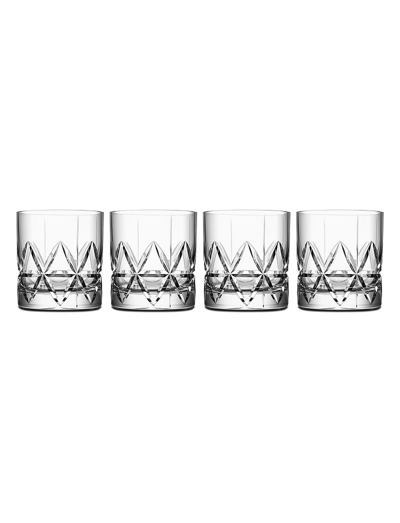 Orrefors - PEAK DOUBLE OLD FASHIONED 34 CL 4-PACK - clear - 0