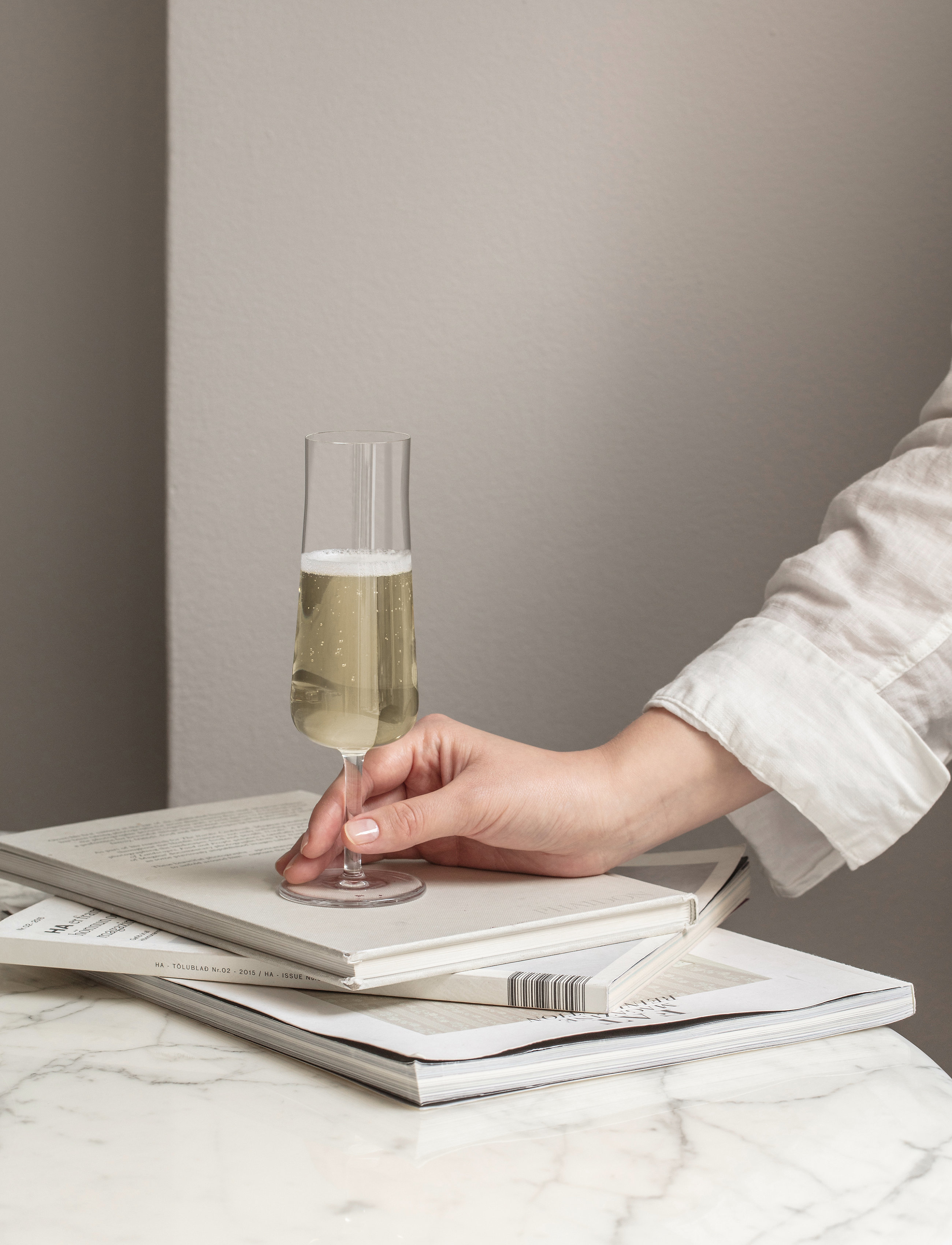 Orrefors Informal Champagne 22 Cl, 2 Stk., CL, Glass, Nackt - Homeware
