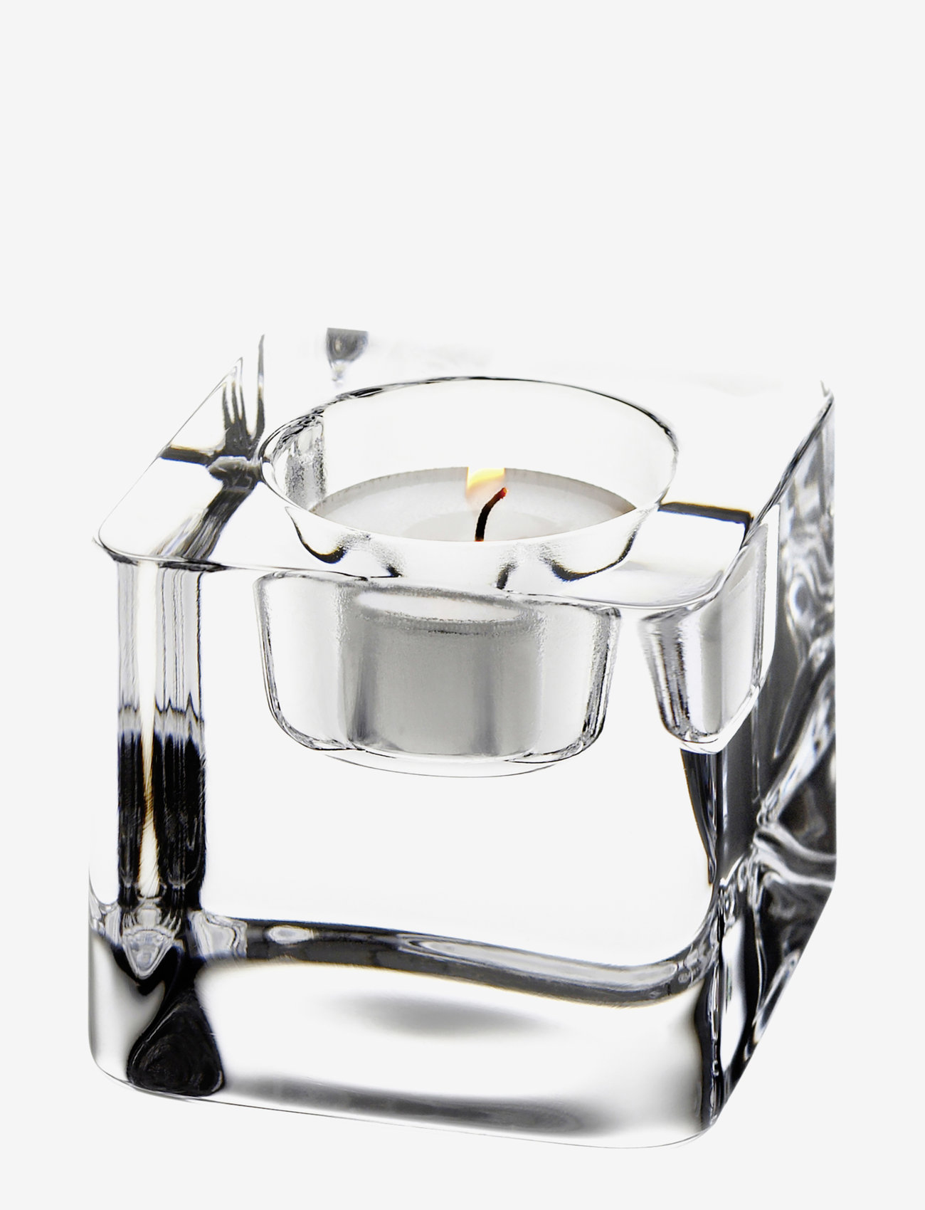 Orrefors - ICE CUBE VOTIVE - tealight holders - clear - 0