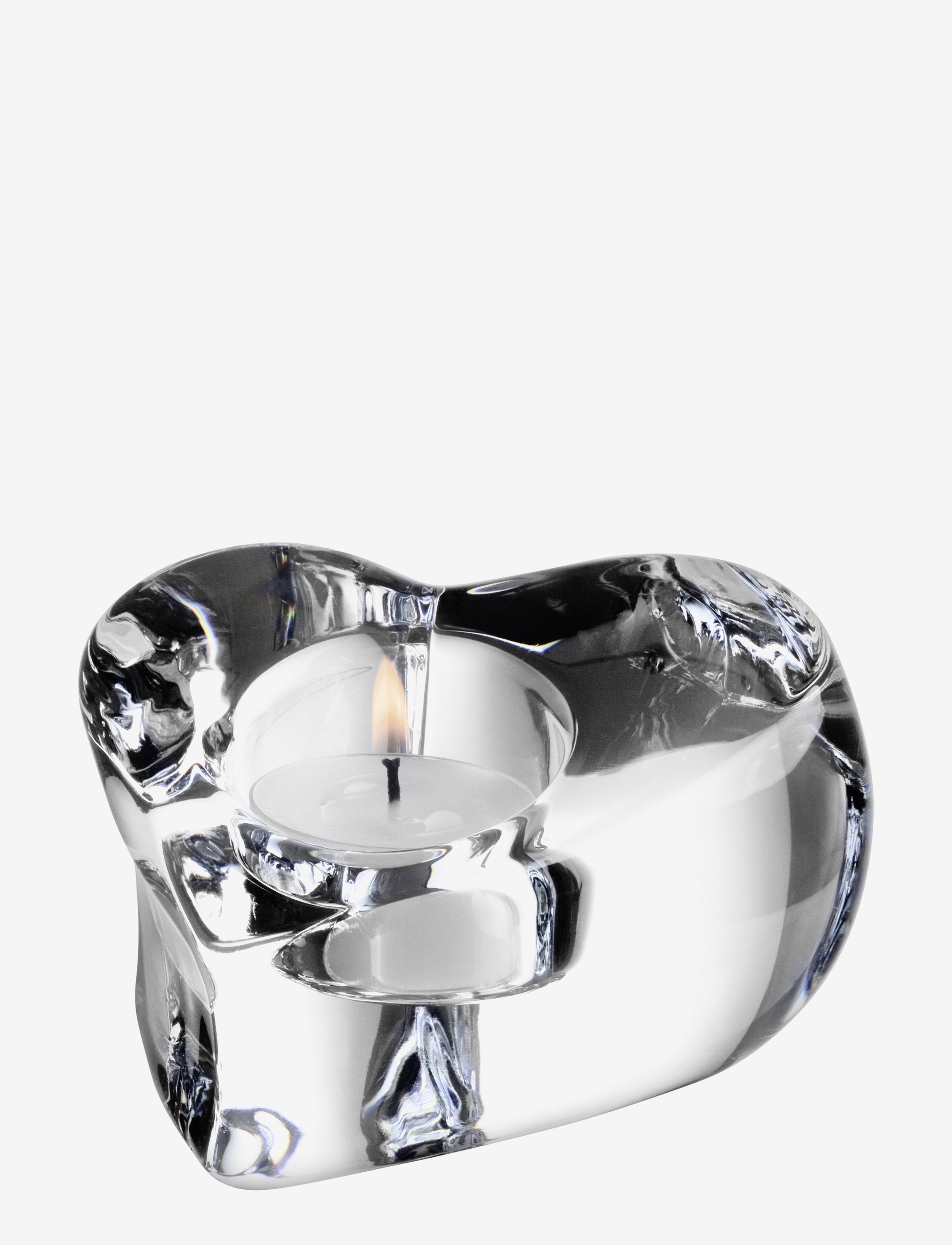 Orrefors Valentino Lygte, Ø 10.7 cm, Decoration, Nackt - Candlesticks & Tealight Holders, Homeware
