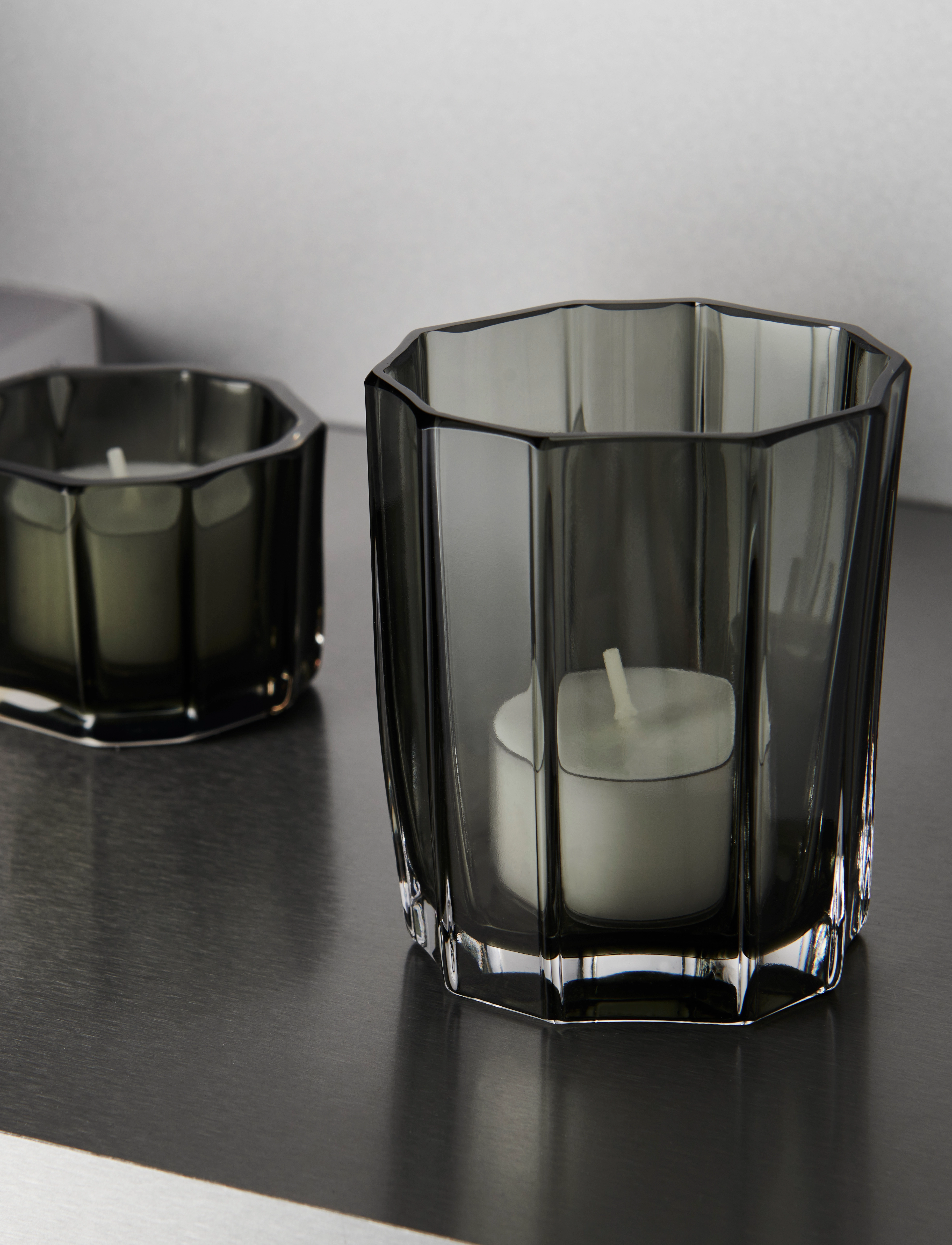 Orrefors Reed-Lygte, Mosgrøn, 85 Mm, 8.5, Glass, Grün - Drinking Homeware