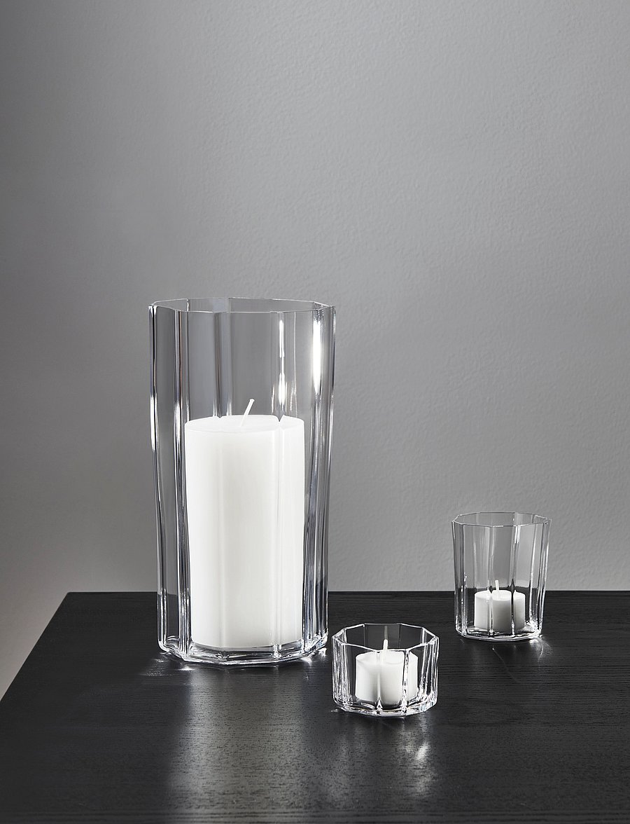 Orrefors - Reed hurricane lamp 250mm - nach preis einkaufen - clear - 0