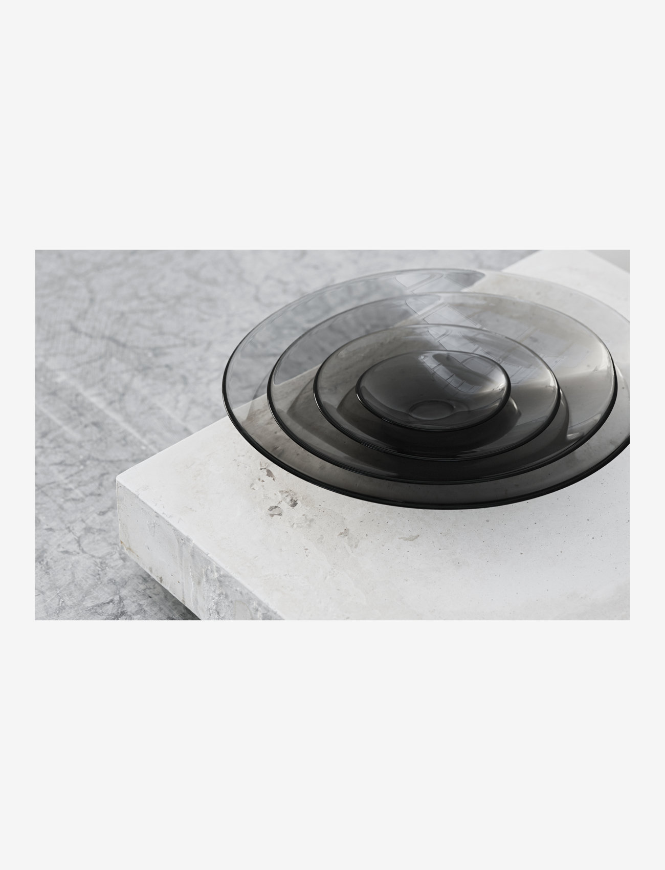 Orrefors - POND PLATE GREY SET - grey - 0