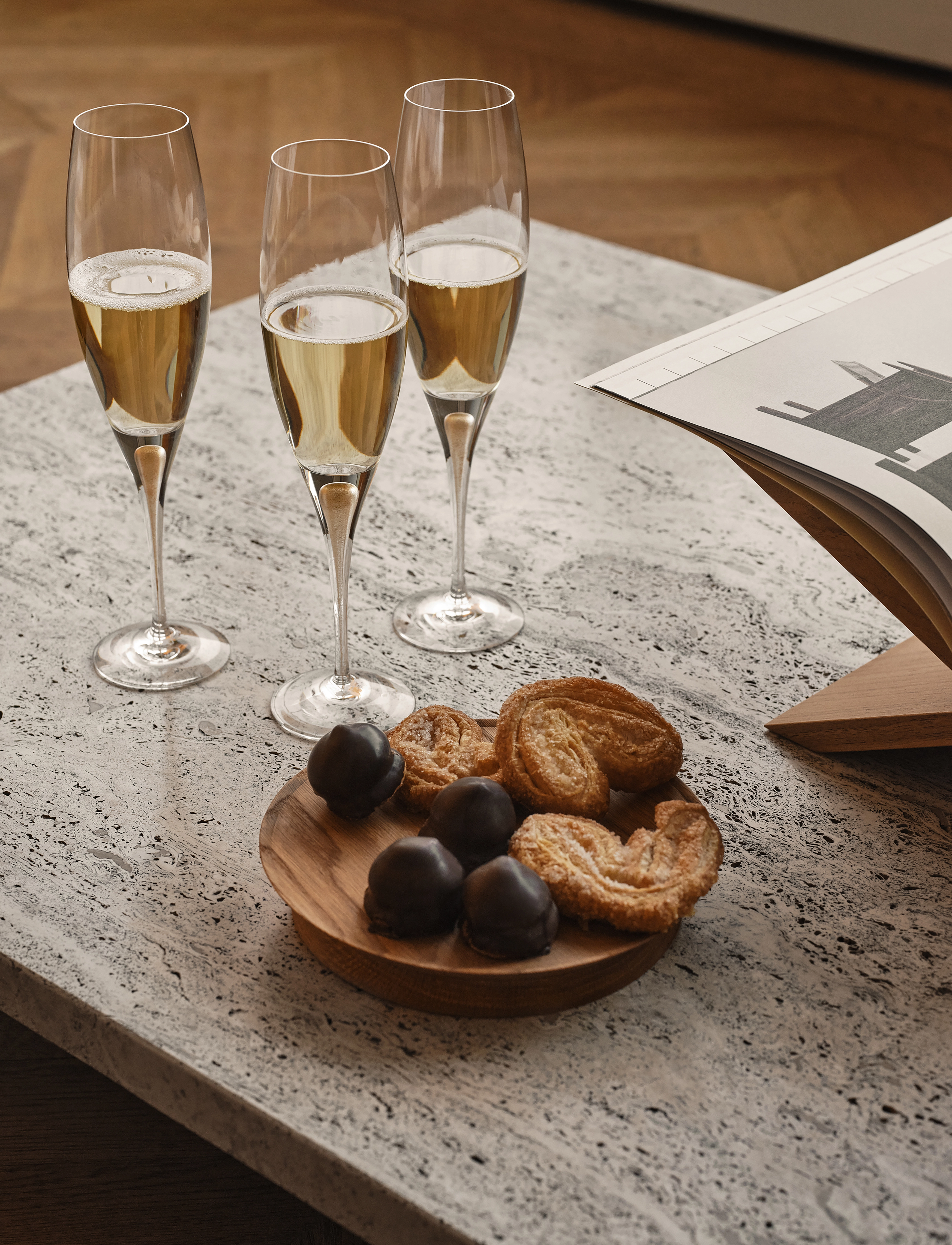 Orrefors Intermezzo Champagneglas, Guld, 26 Cl, 2-Pak, CL, Glass, Nackt - Champagne Homeware