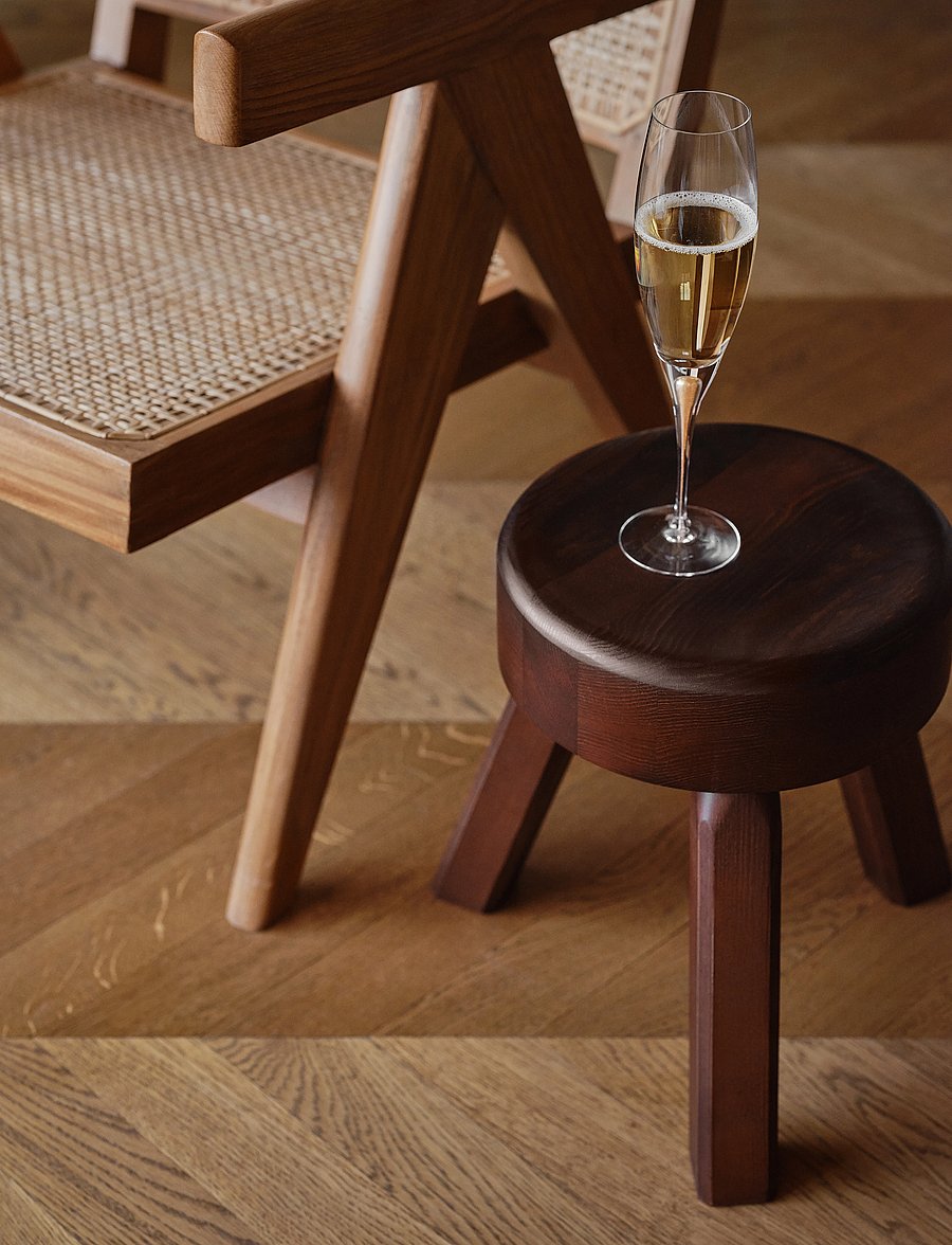 Orrefors - Intermezzo Champagne glass gold 2-pack - Šampano taurės - gold - 2