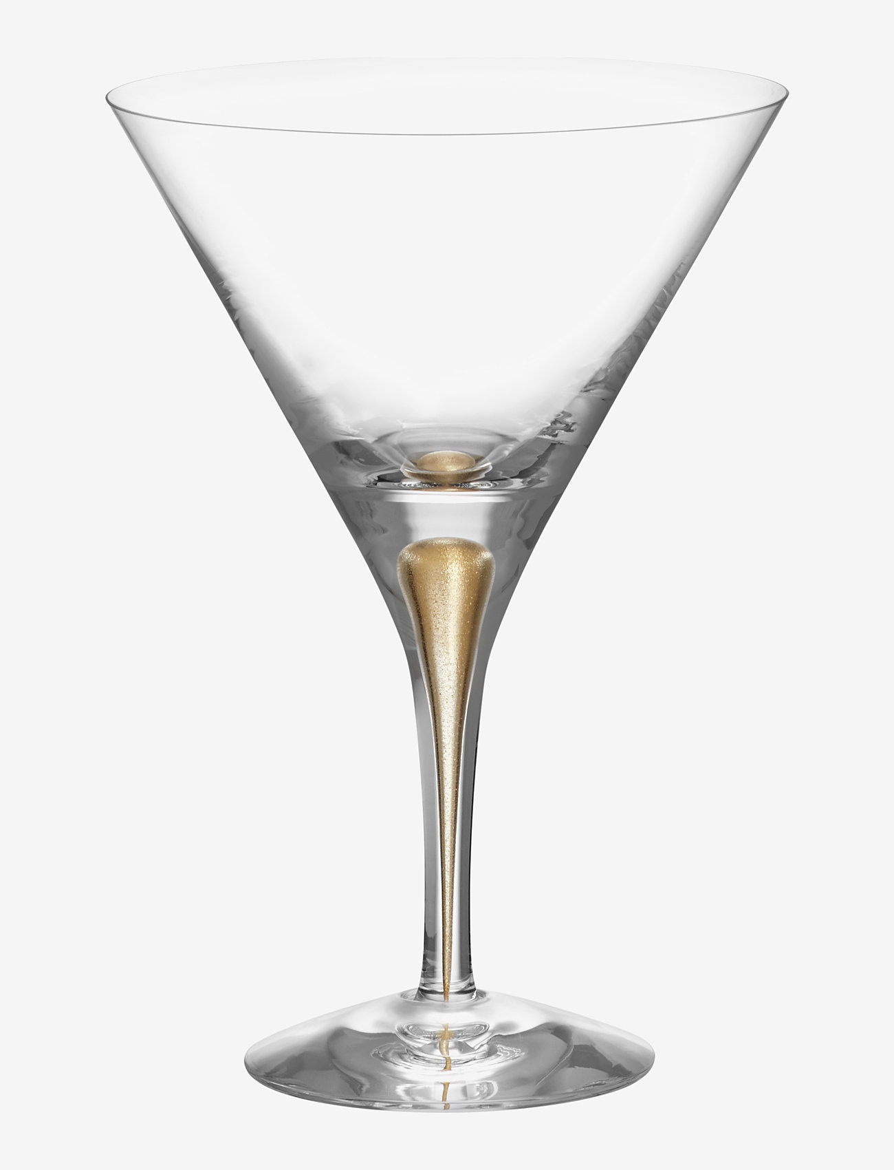 Orrefors - Intermezzo martiniglas - juleservice - gold - 0