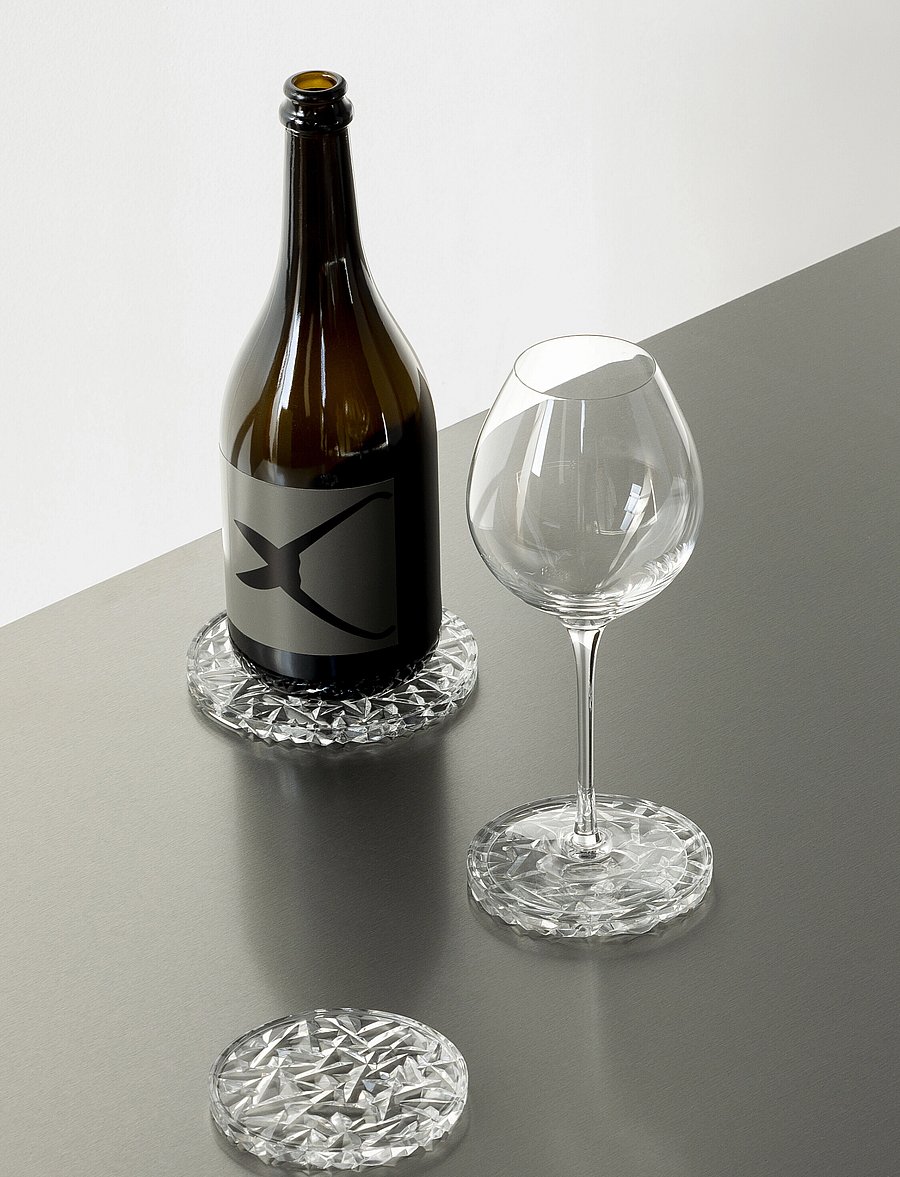 Orrefors - CARAT COASTER D 100MM 2-P - osta hinna alusel - clear - 0