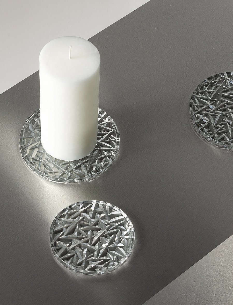 Orrefors - CARAT COASTER D 100MM 2-P - osta hinna alusel - clear - 2