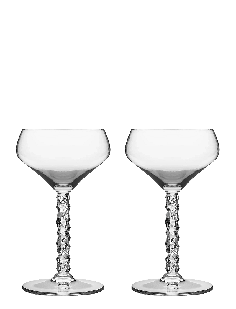 Orrefors - CARAT COUPE 25CL 2-Pack - weißweingläser - clear - 0