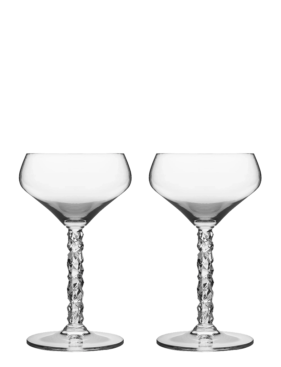 Orrefors - CARAT COUPE 25CL 2-Pack - valge veini pokaalid - clear - 0