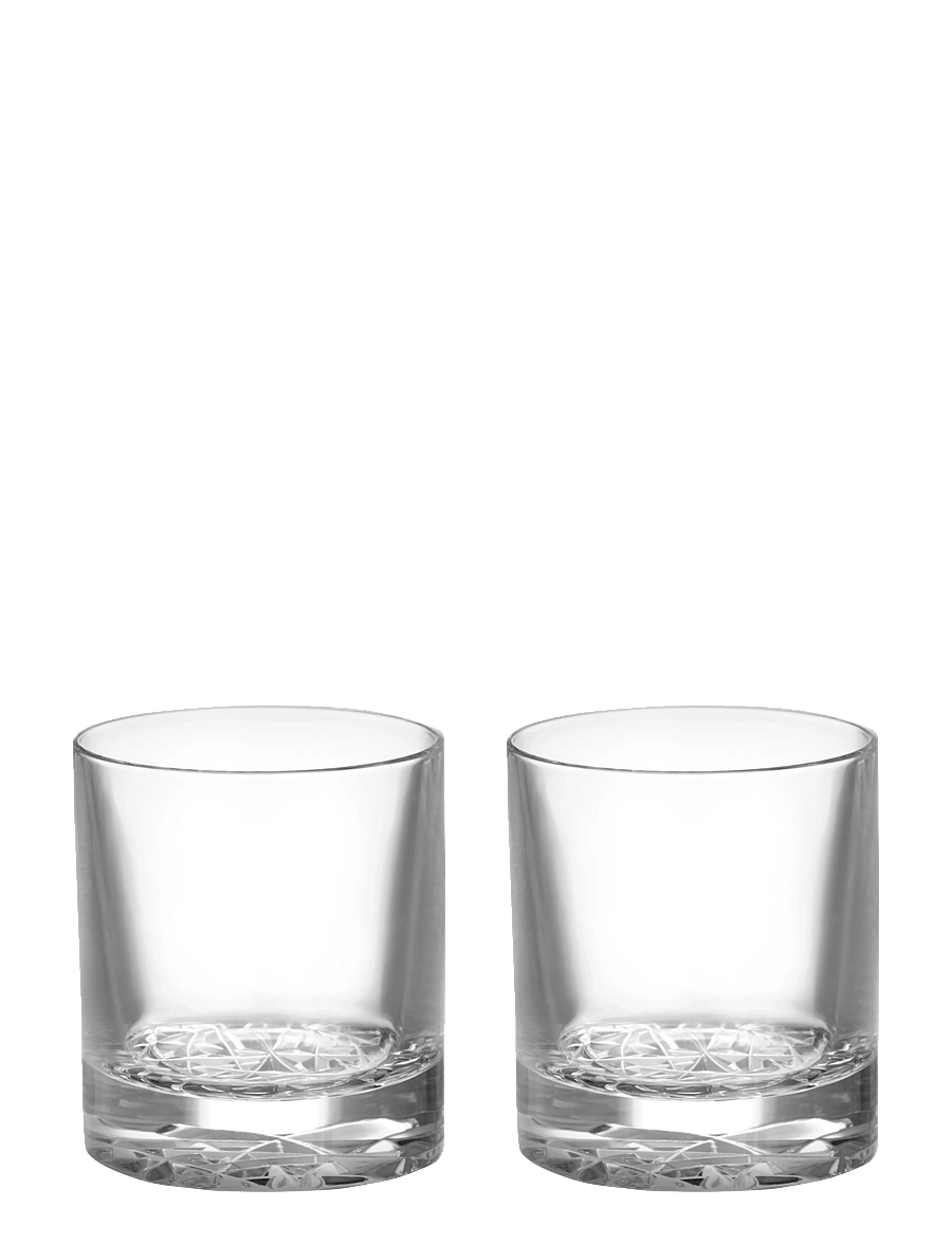 Orrefors - Carat old fashioned glas 21cl 2-pack - viski- ja konjakiklaasid - clear - 0