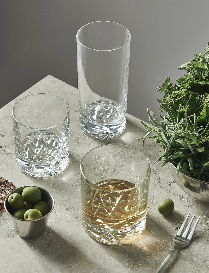 Orrefors - Carat old fashioned glas 21cl 2-pack - whiskey- & cognacgläser und schwenker - clear - 0