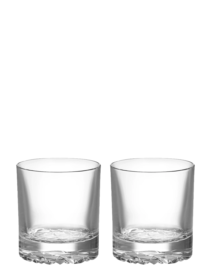 Orrefors - Carat double old fashioned glas 28cl 2-pack - viski- ja konjakiklaasid - clear - 0