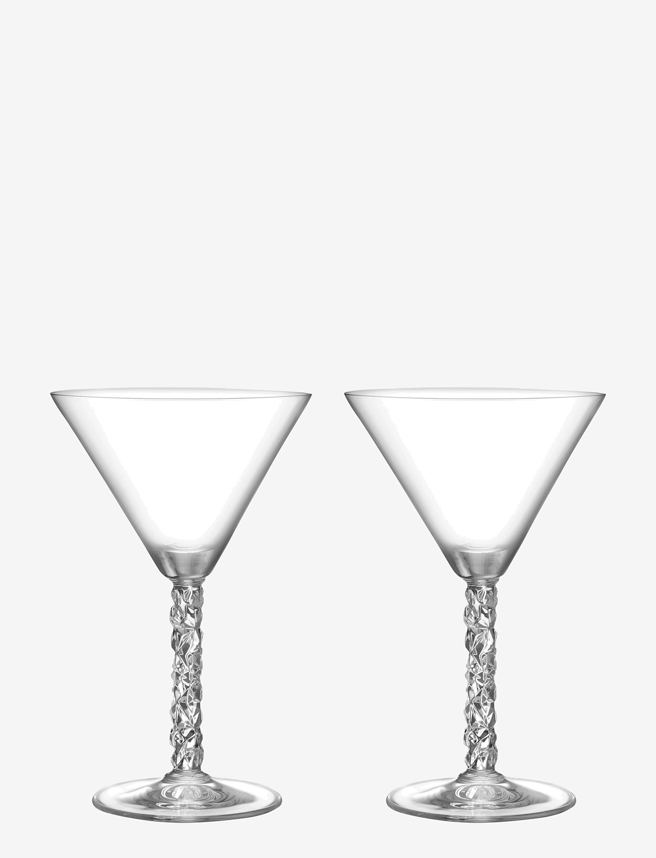 Orrefors - Carat martini glas 25cl 2-pack - cocktail & longdrinkgläser - clear - 1