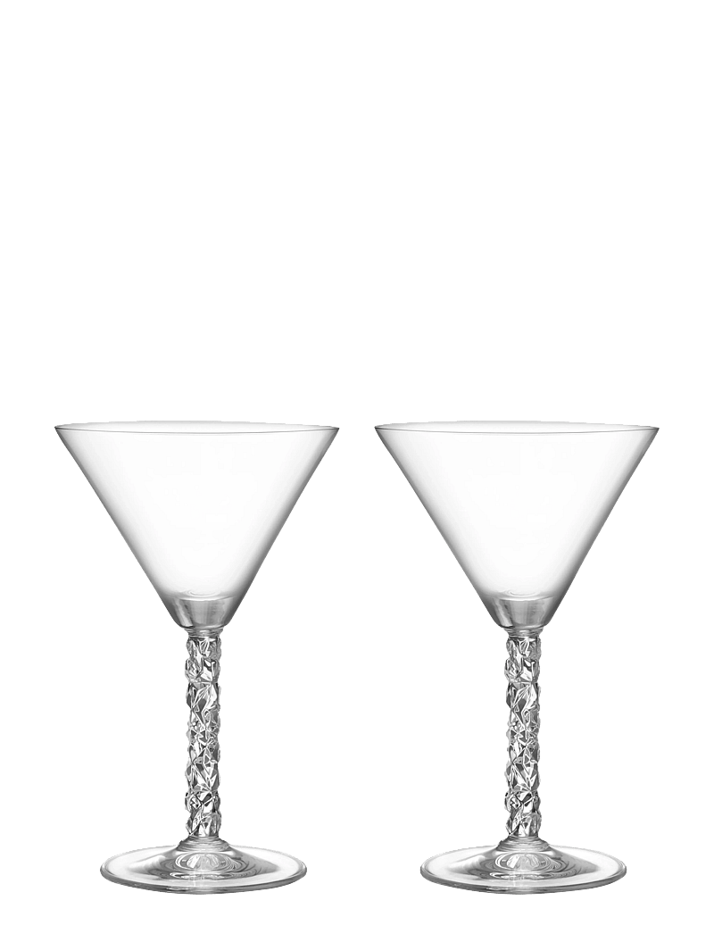 Orrefors - Carat martini glas 25cl 2-pack - cocktail & longdrinkgläser - clear - 1