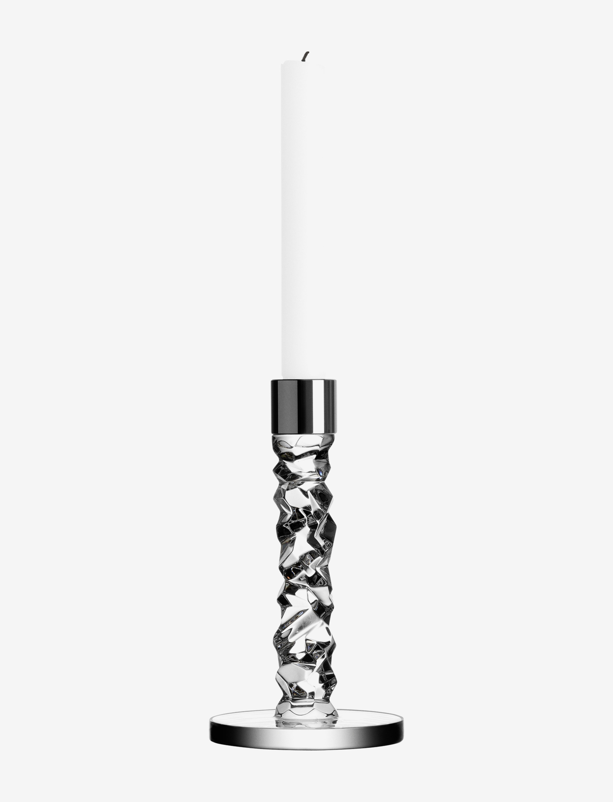 ORREFORS Carat Lysestage CLEAR - H18.3CM - Unisex