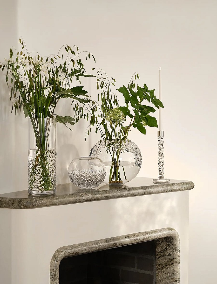 Orrefors - CARAT Candlestick - svečturi - clear - 2