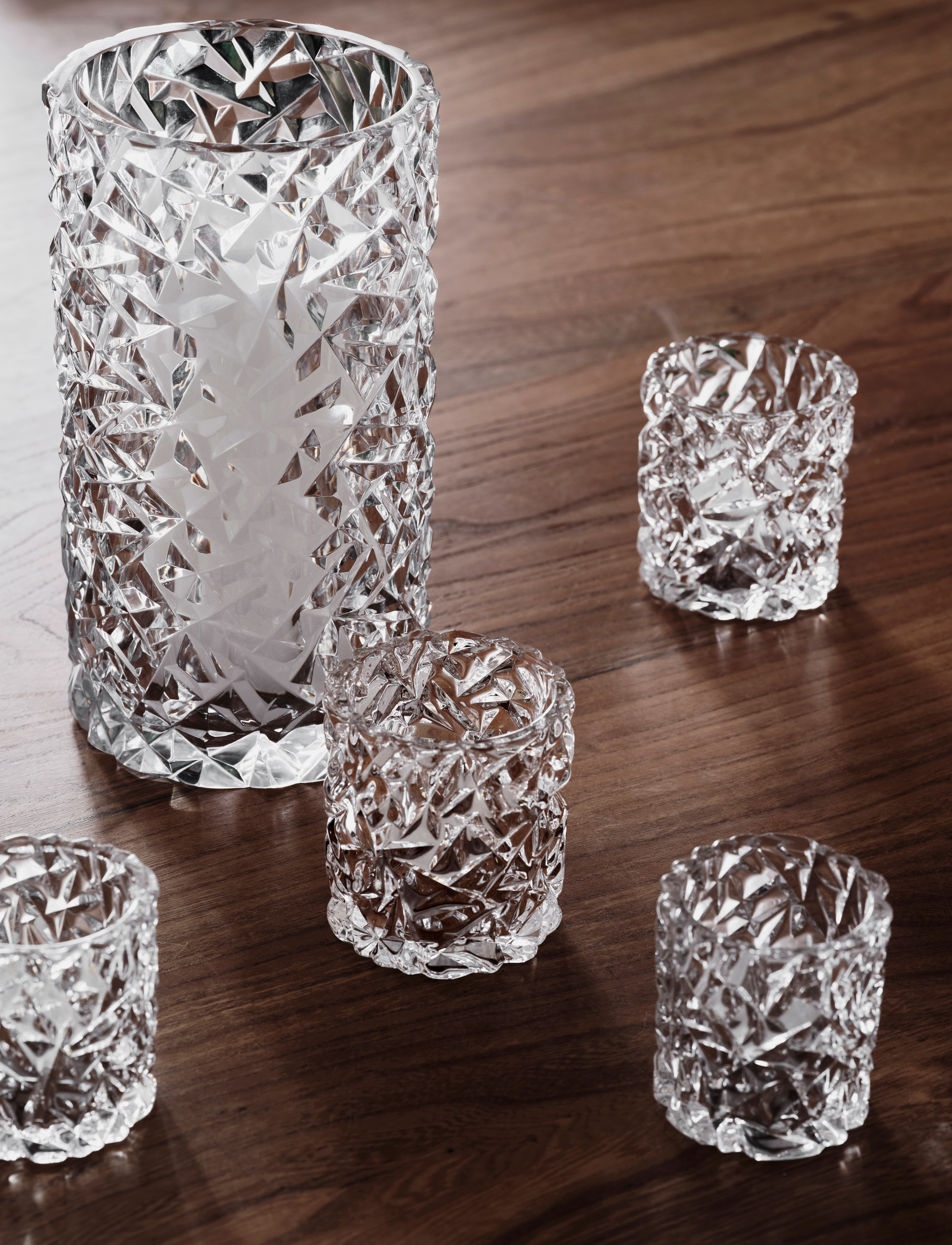 Orrefors - Carat stormlykta - kerzenständer - clear - 2