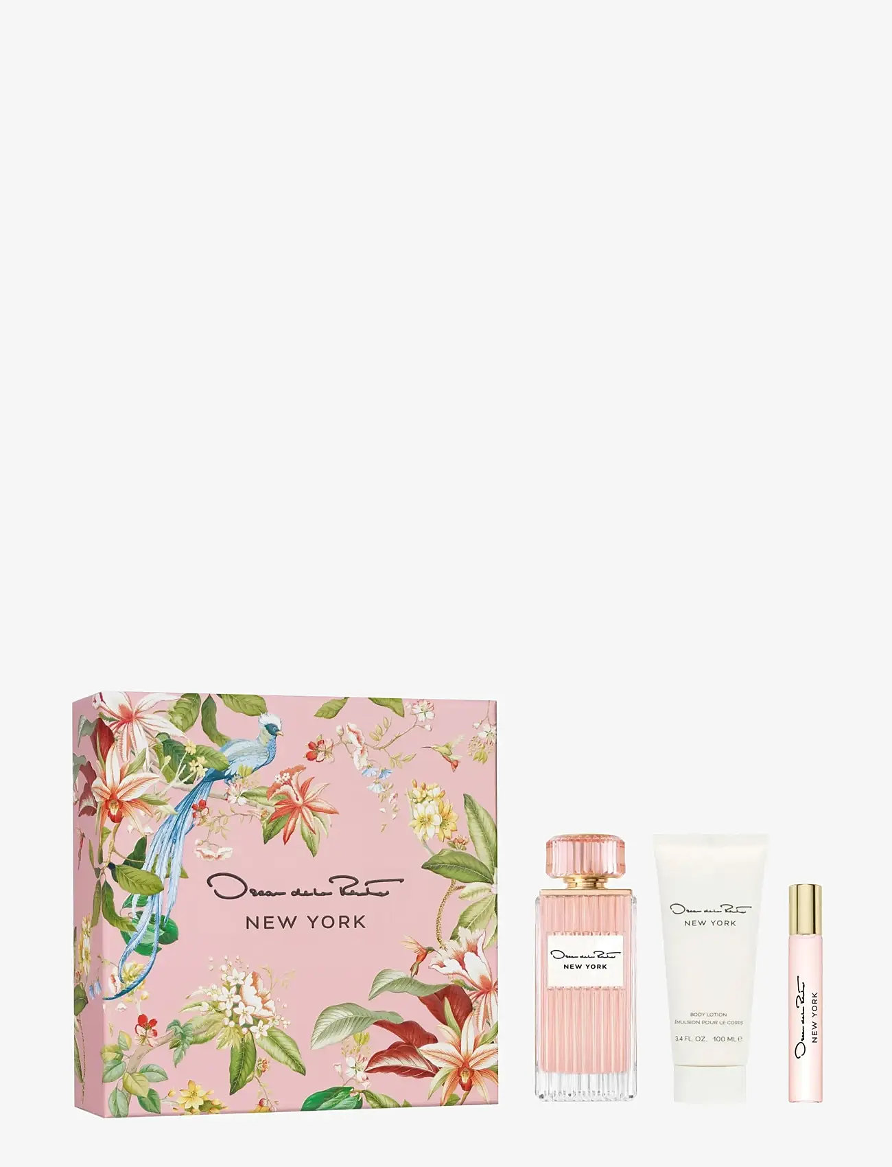 Oscar de la Renta - New York 100ml eau de parfum + 10ml travel size + 100ml bodylotion 210.00 ML - gavesæt - clear - 0