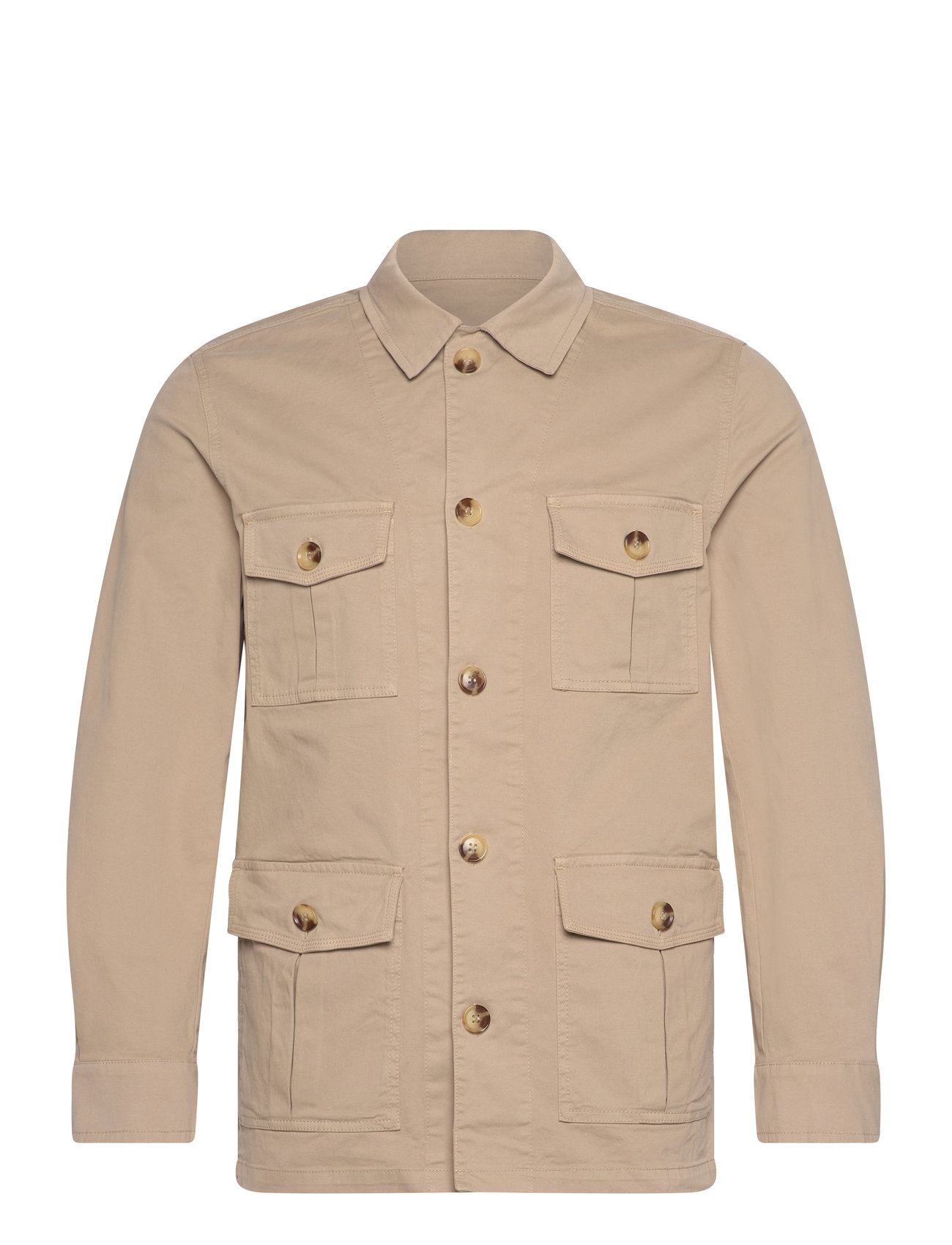 Oscar Jacobson Safari Shirt Jacket - Brown - XL 2
