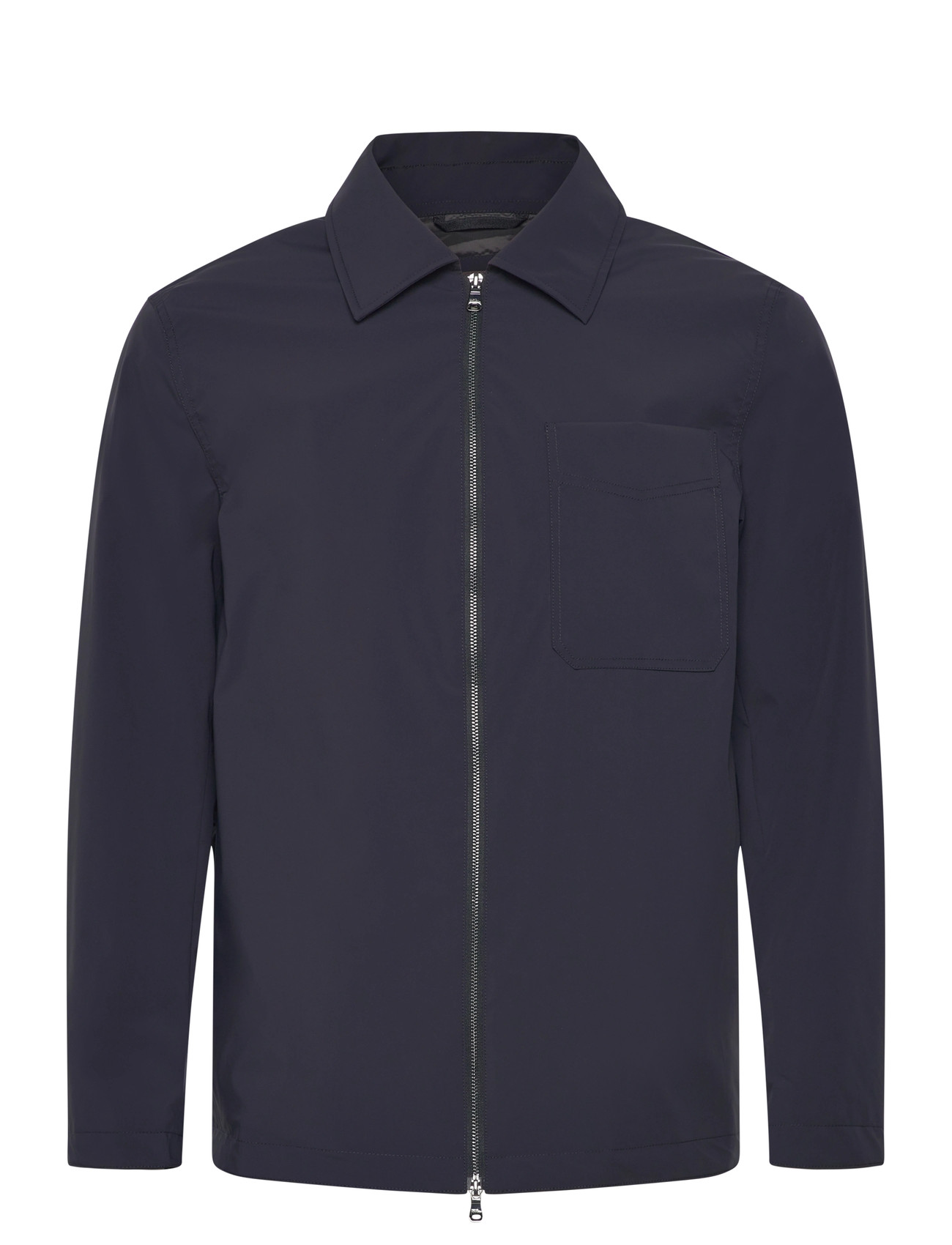 Oscar Jacobson Light Zipped Shirt Jacket - - 48 1