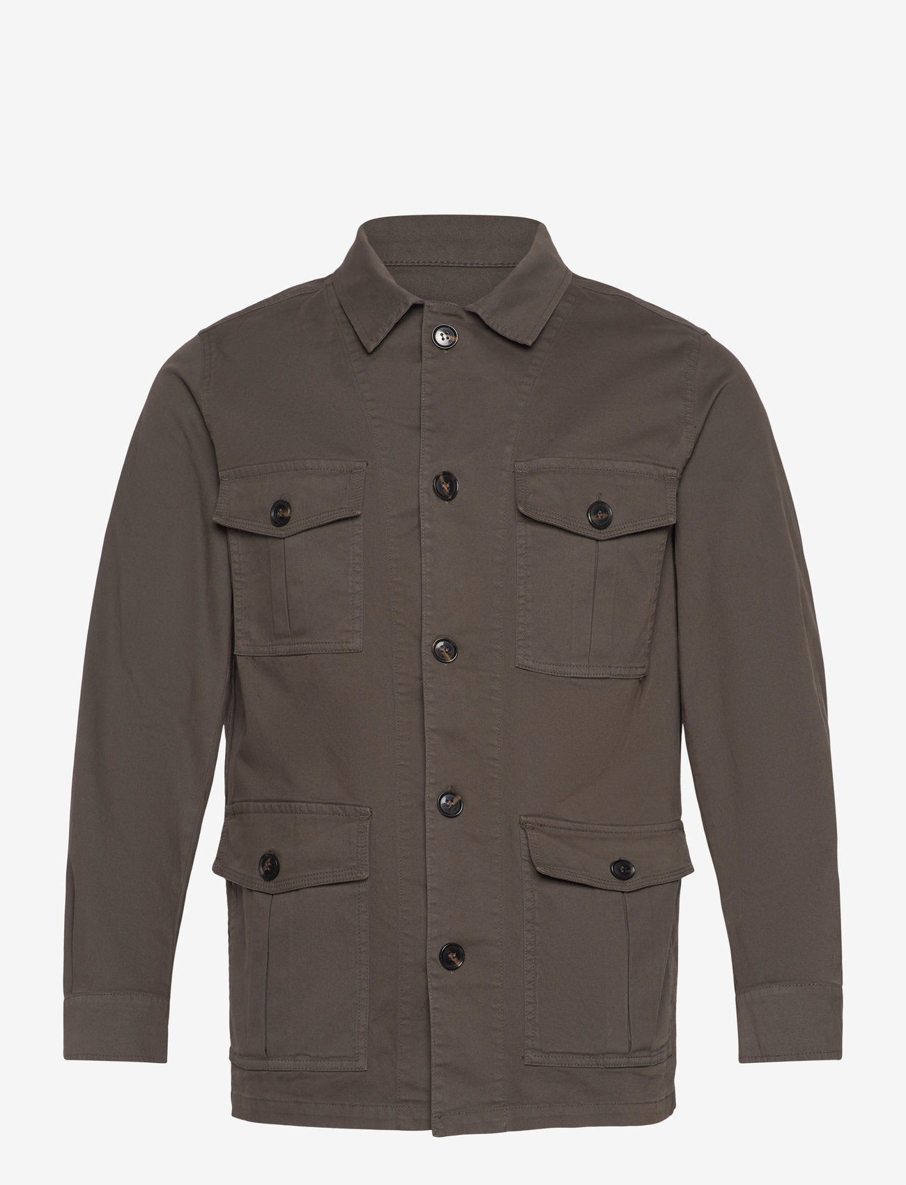 Oscar Jacobson - Safari Shirt Jacket - tunna jackor - army green - 0