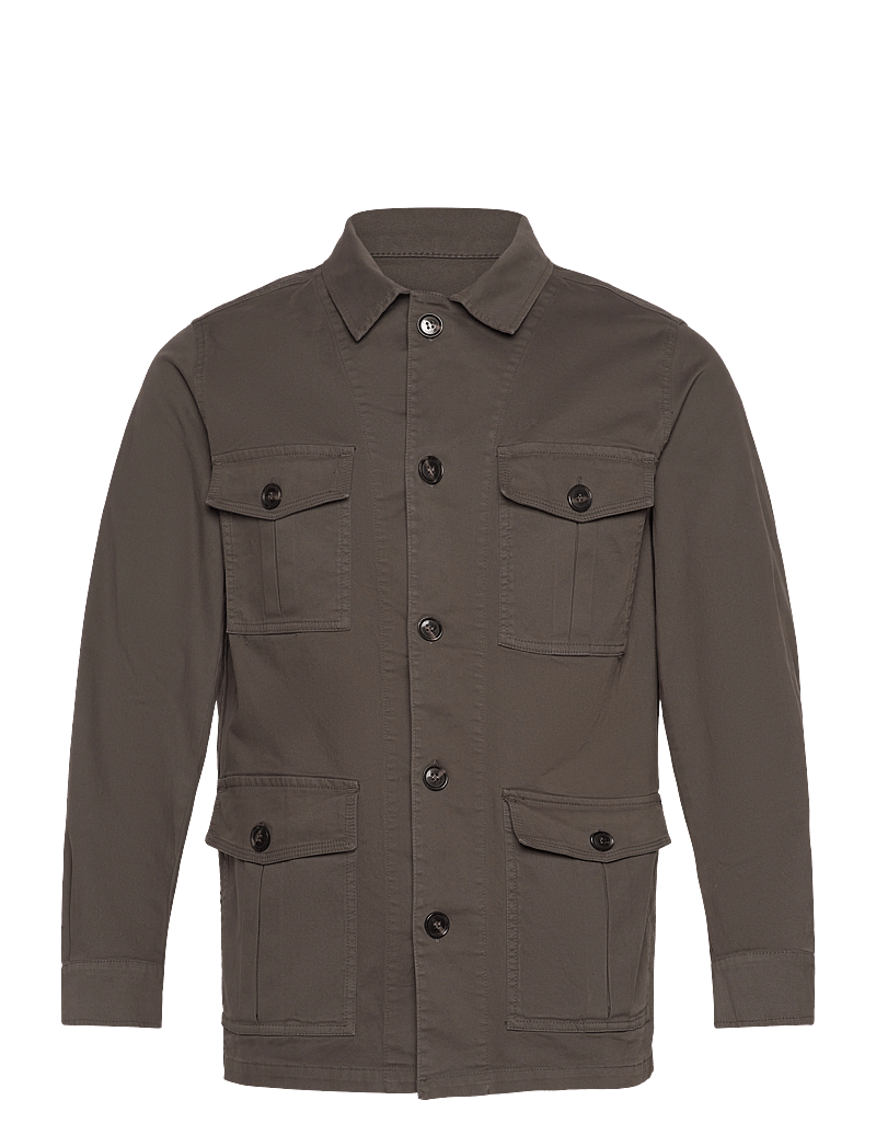 Oscar Jacobson - Safari Shirt Jacket - tunna jackor - army green - 0