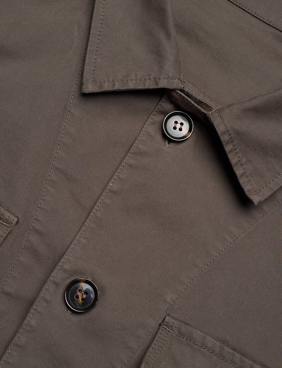 Oscar Jacobson - Safari Shirt Jacket - plonos striukės - army green - 2