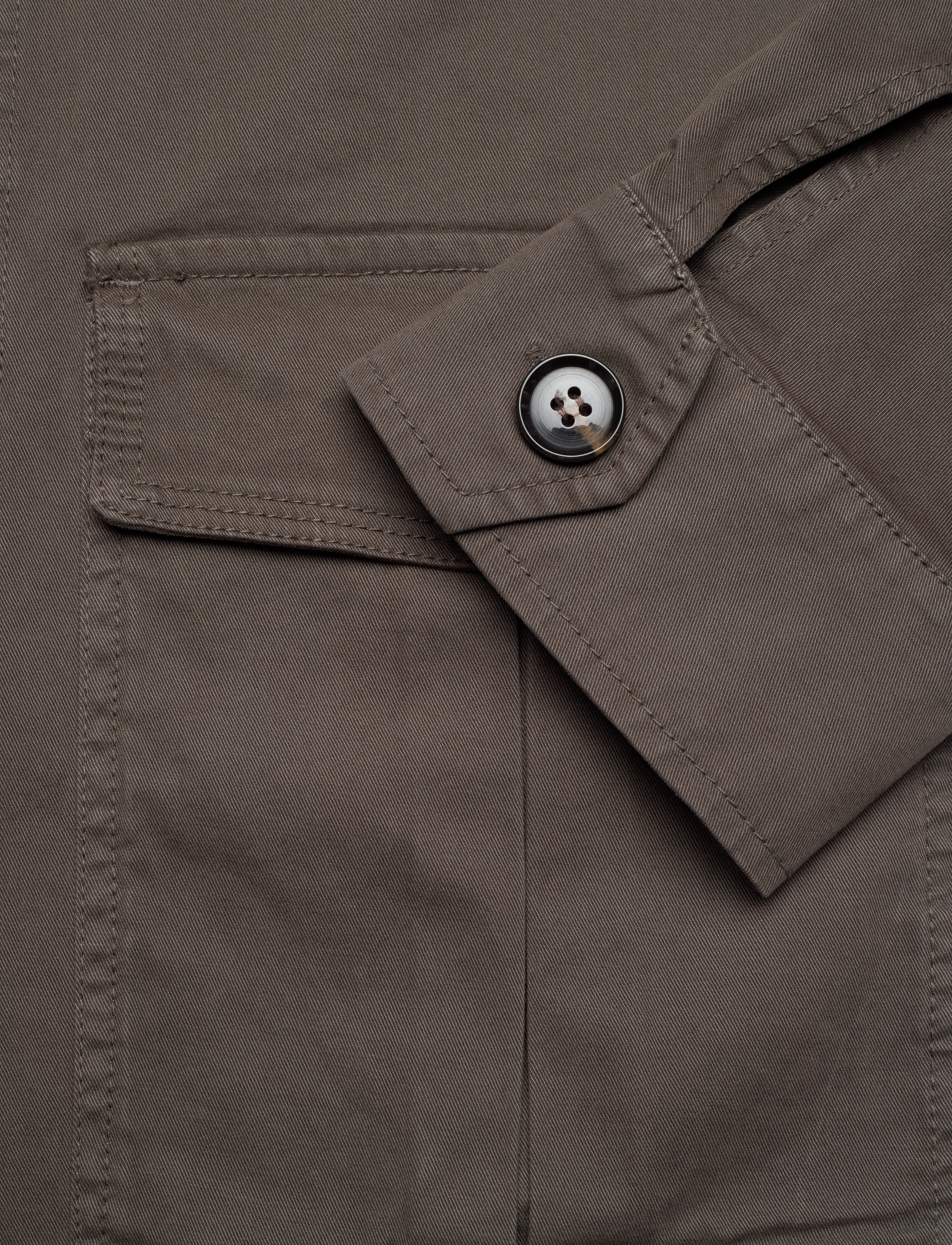 Oscar Jacobson - Safari Shirt Jacket - plonos striukės - army green - 3