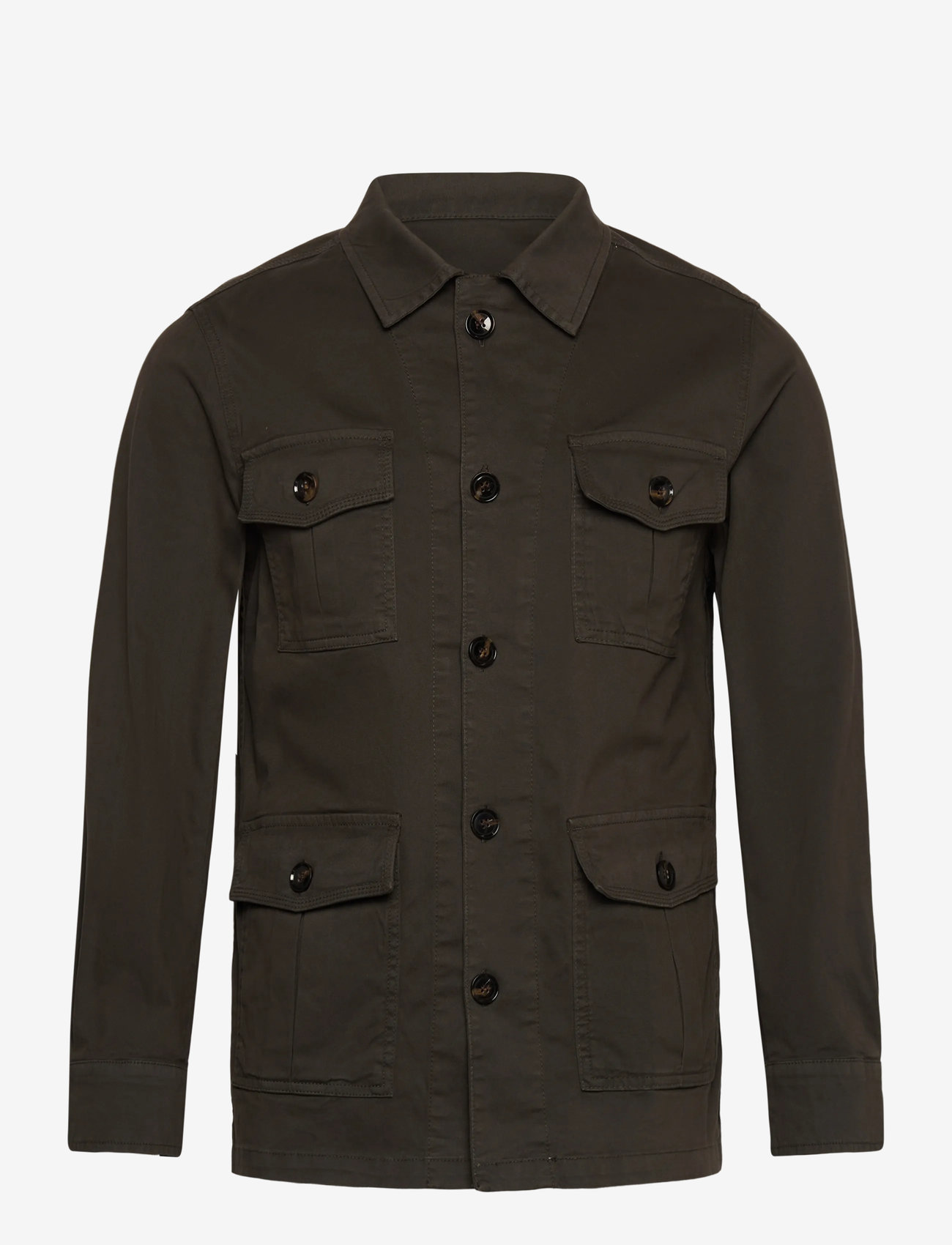 Oscar Jacobson - Safari Shirt Jacket - vindjakker - army green - 0