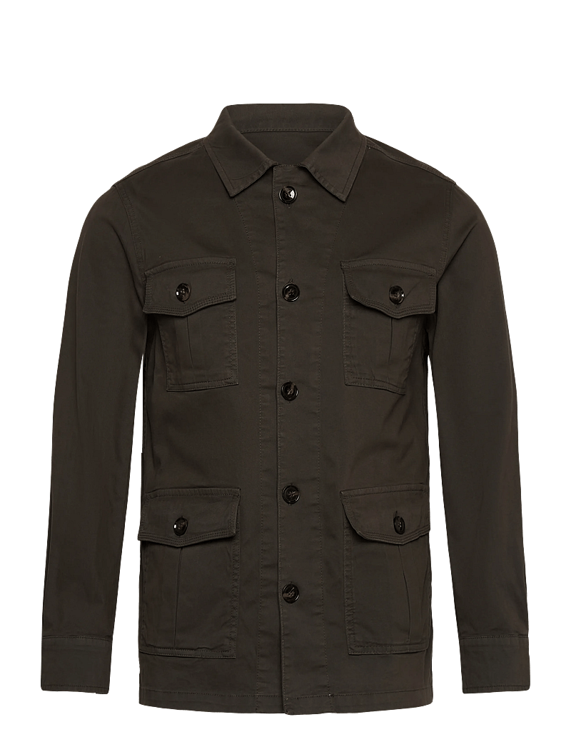 Oscar Jacobson - Safari Shirt Jacket - light jackets - army green - 0