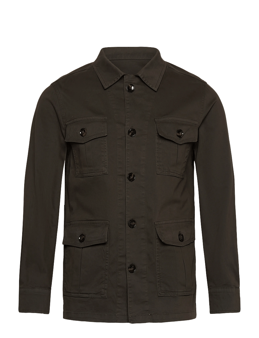 Oscar Jacobson - Safari Shirt Jacket - leichte jacken - army green - 0