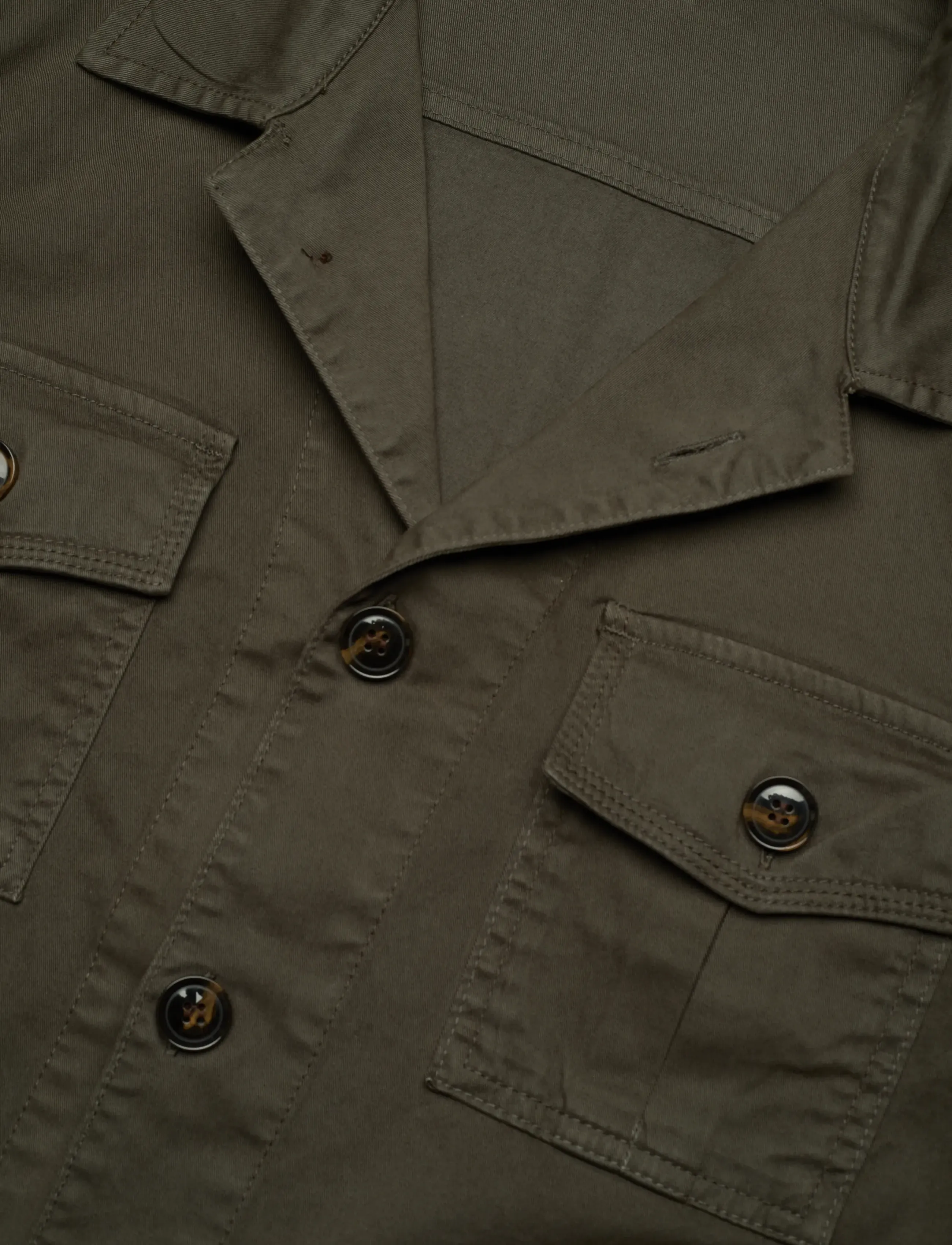 Oscar Jacobson - Safari Shirt Jacket - tunna jackor - army green - 2