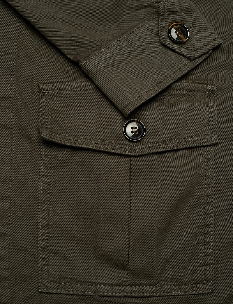 Oscar Jacobson - Safari Shirt Jacket - light jackets - army green - 3