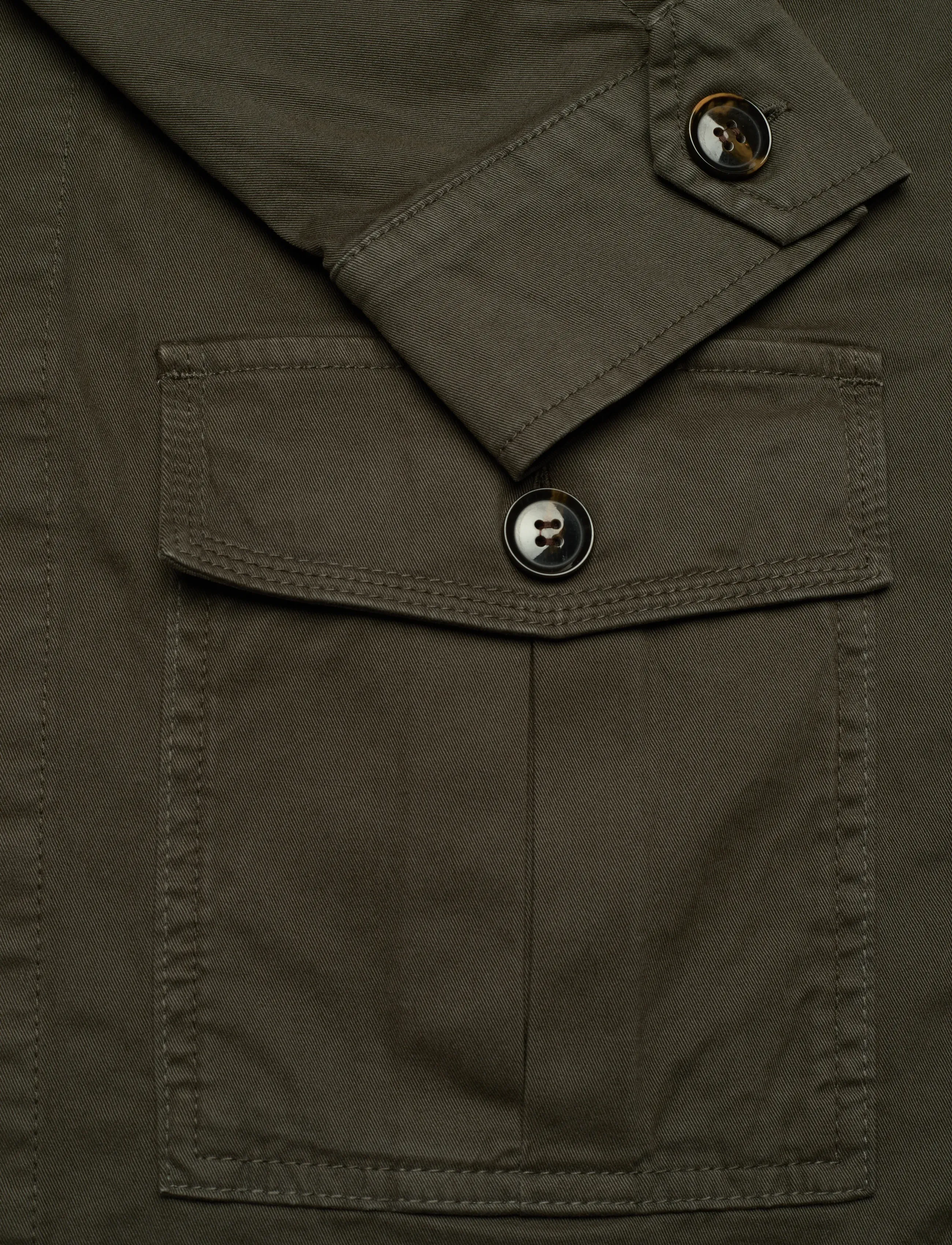 Oscar Jacobson - Safari Shirt Jacket - tunna jackor - army green - 3