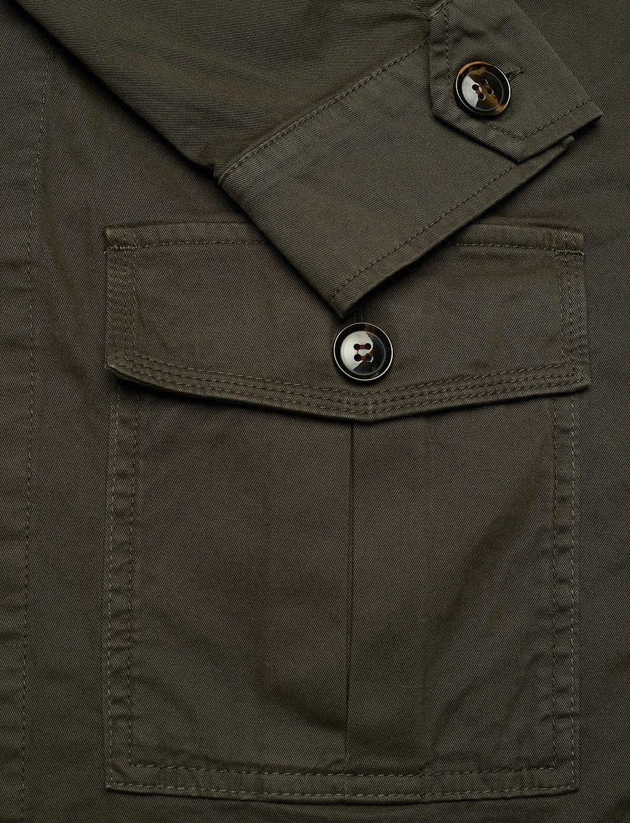 Oscar Jacobson - Safari Shirt Jacket - leichte jacken - army green - 3