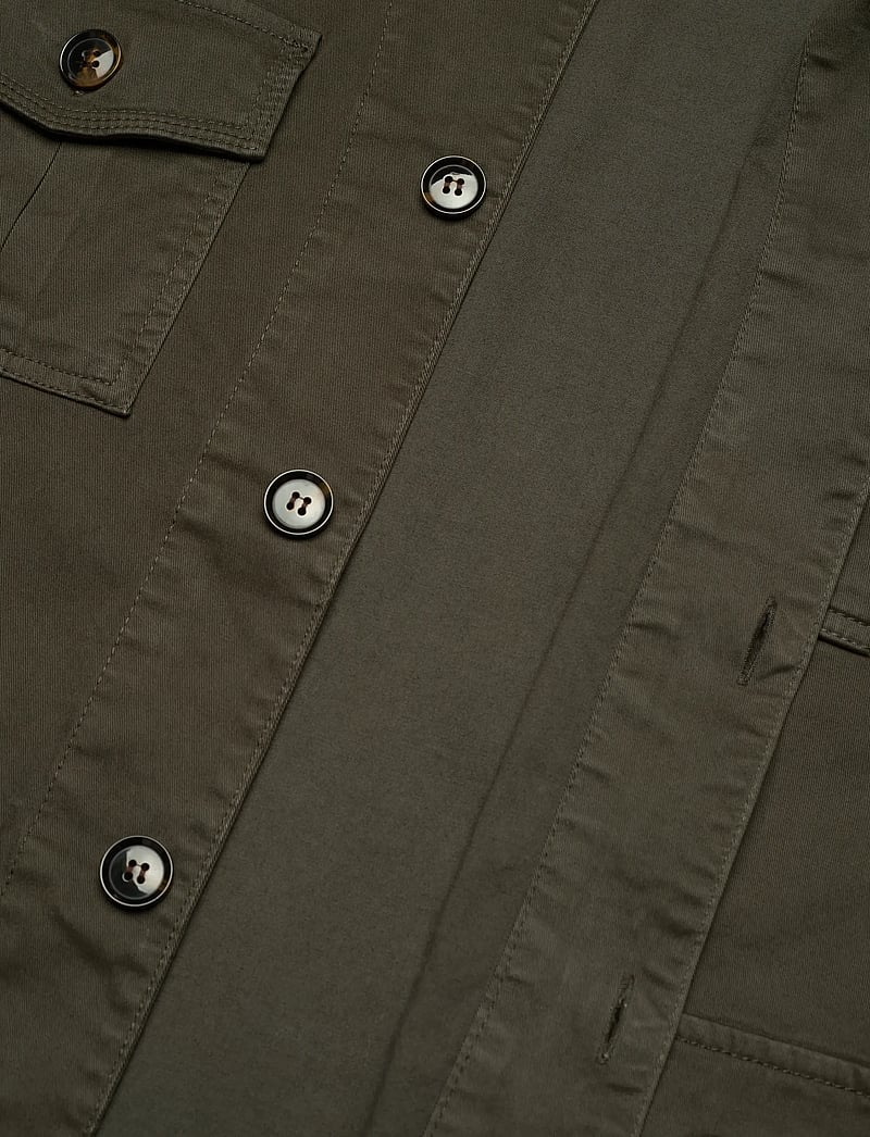 Oscar Jacobson - Safari Shirt Jacket - light jackets - army green - 4