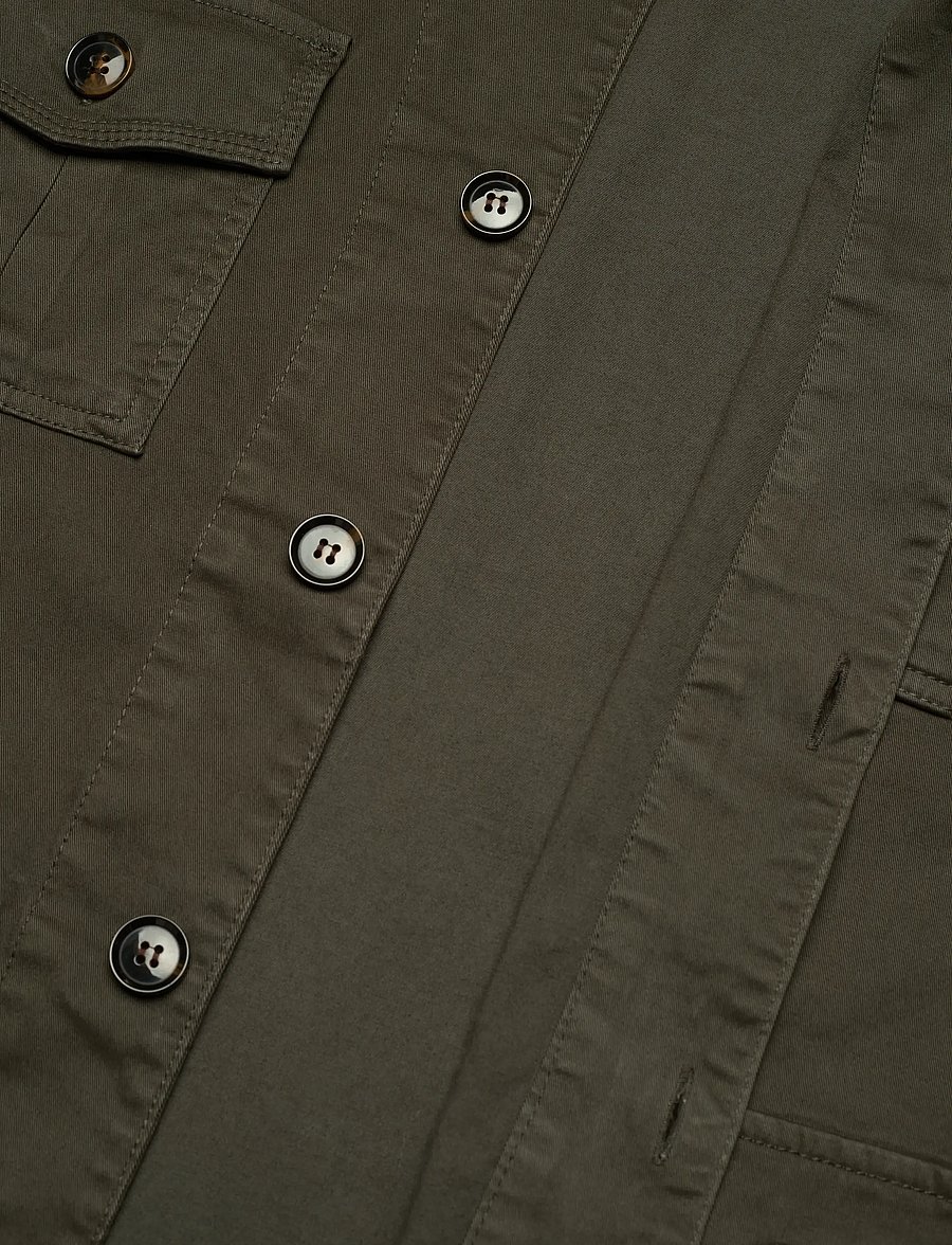 Oscar Jacobson - Safari Shirt Jacket - leichte jacken - army green - 4
