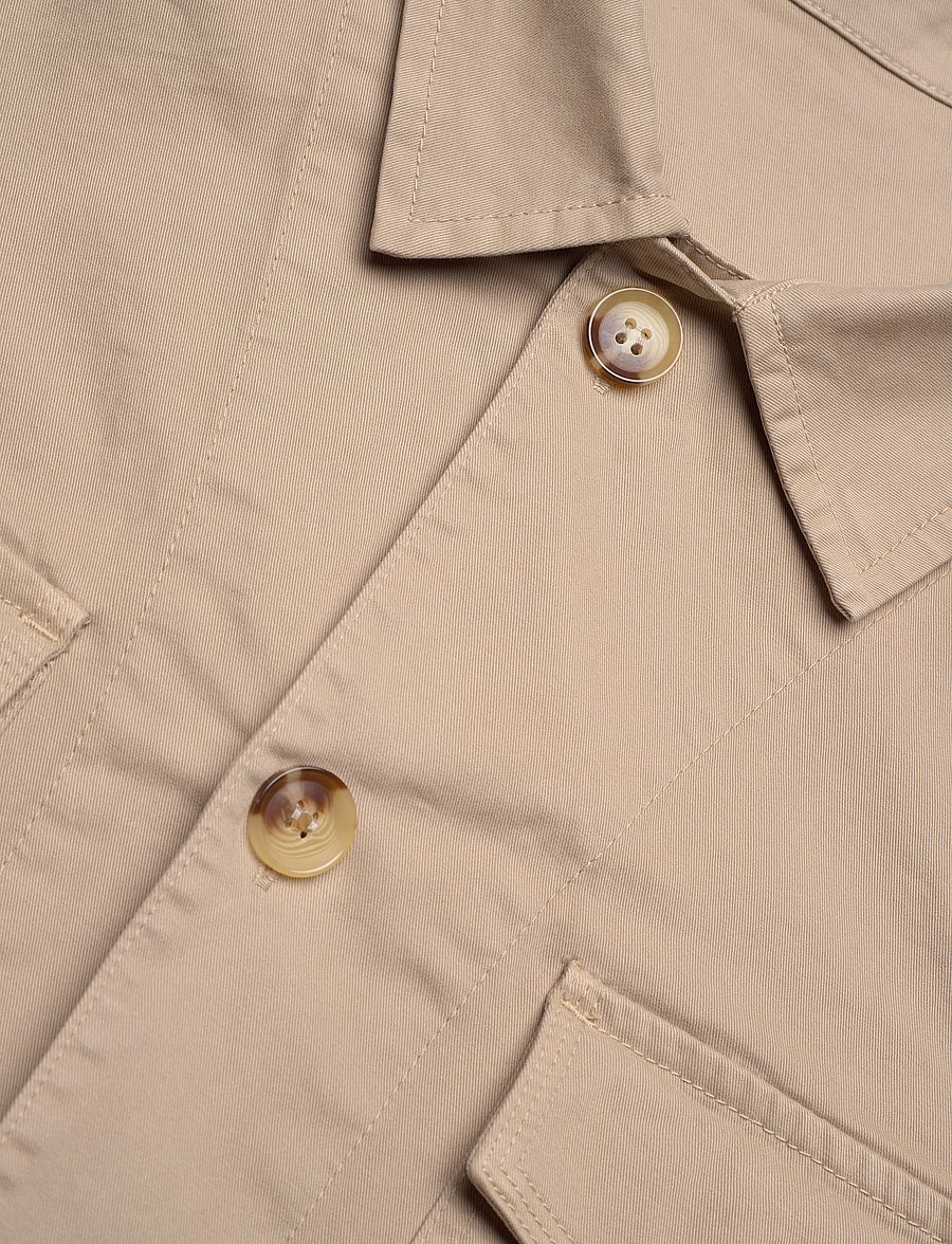 Oscar Jacobson - Safari Shirt Jacket - leichte jacken - dusty beige - 2